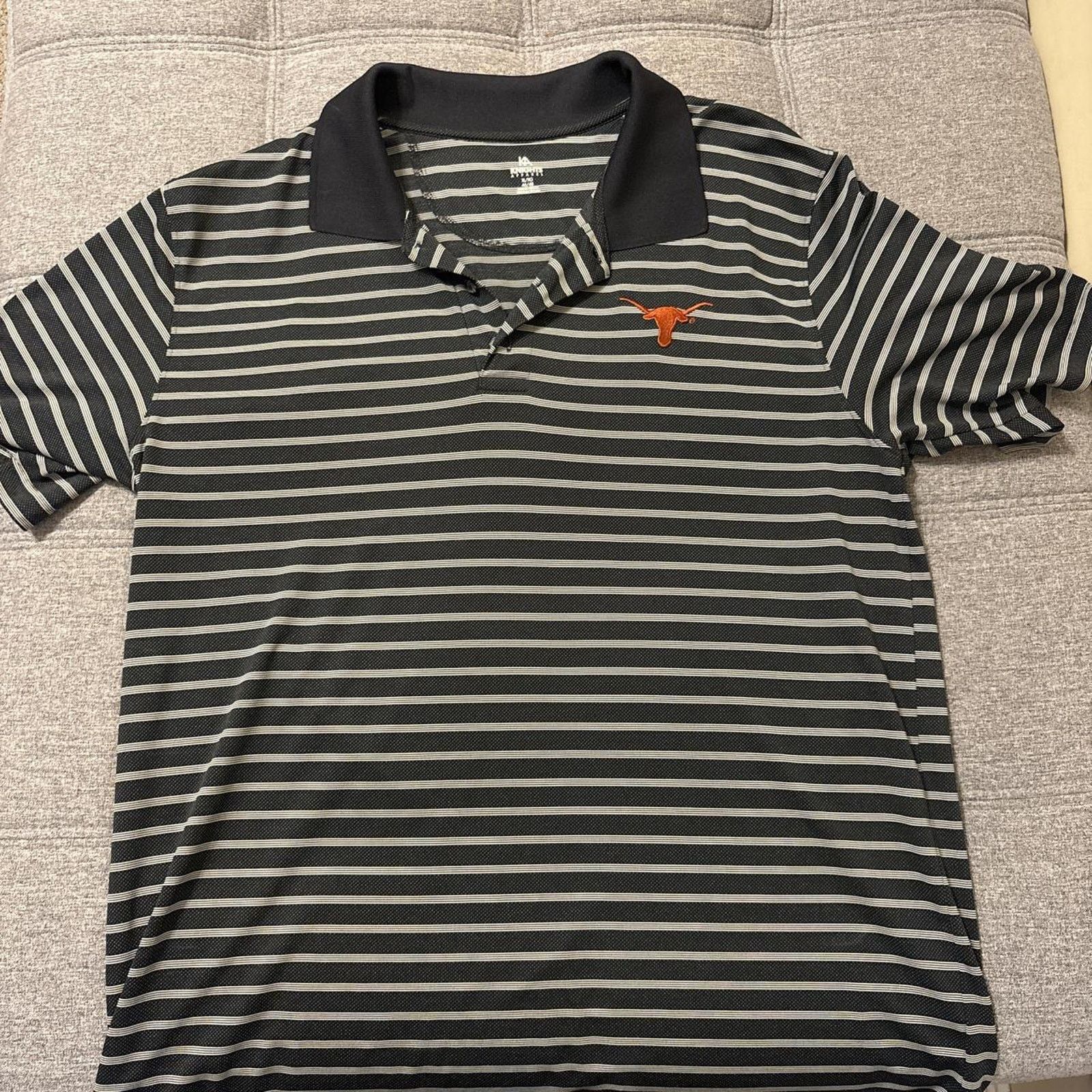 Other Black and grey striped vintage Texas Longhorns polo Size US L / EU 52-54 / 3 - 1 Thumbnail