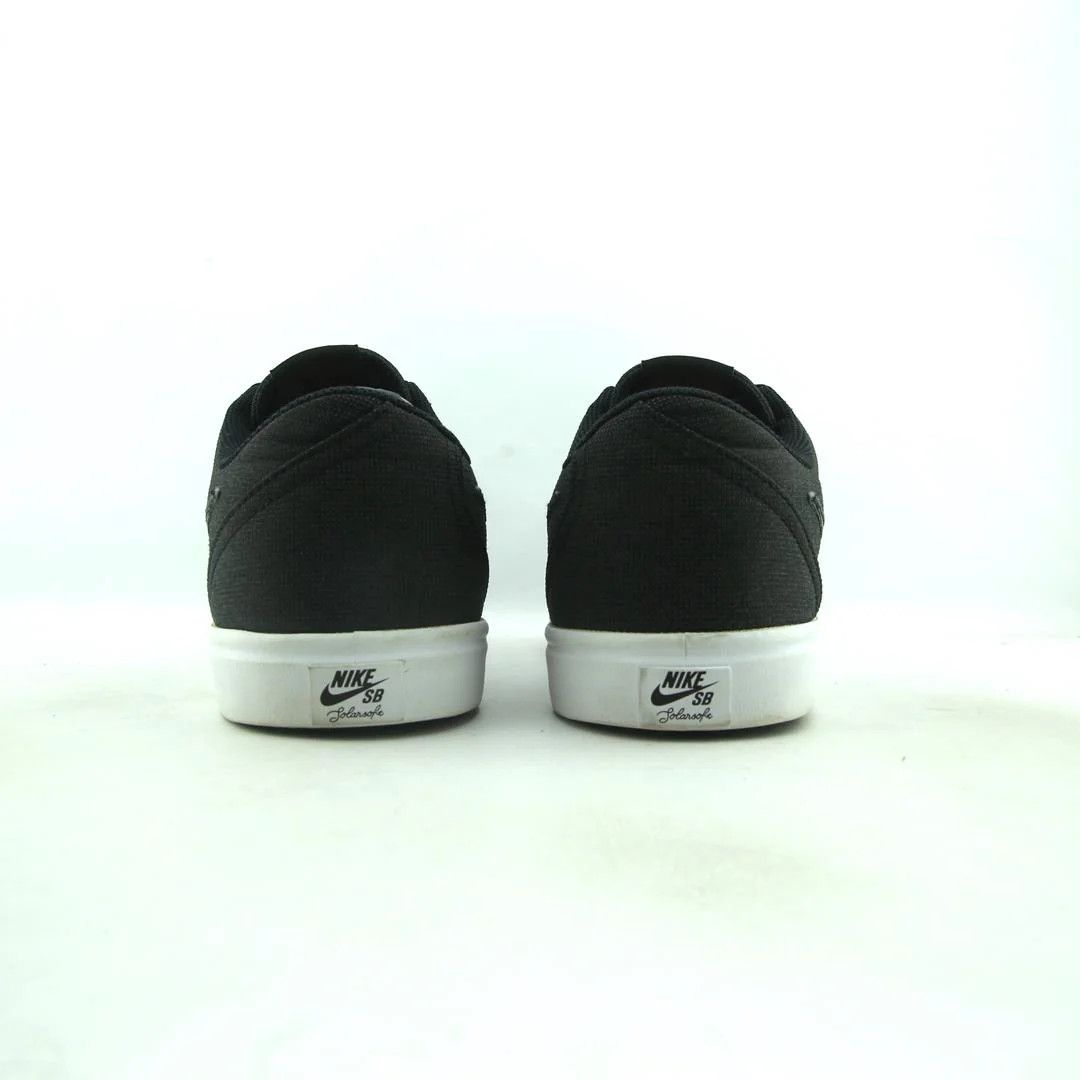 Nike Nike SB Check Solarsoft canvas sneaker in black Size US 12 / EU 45 - 4 Thumbnail