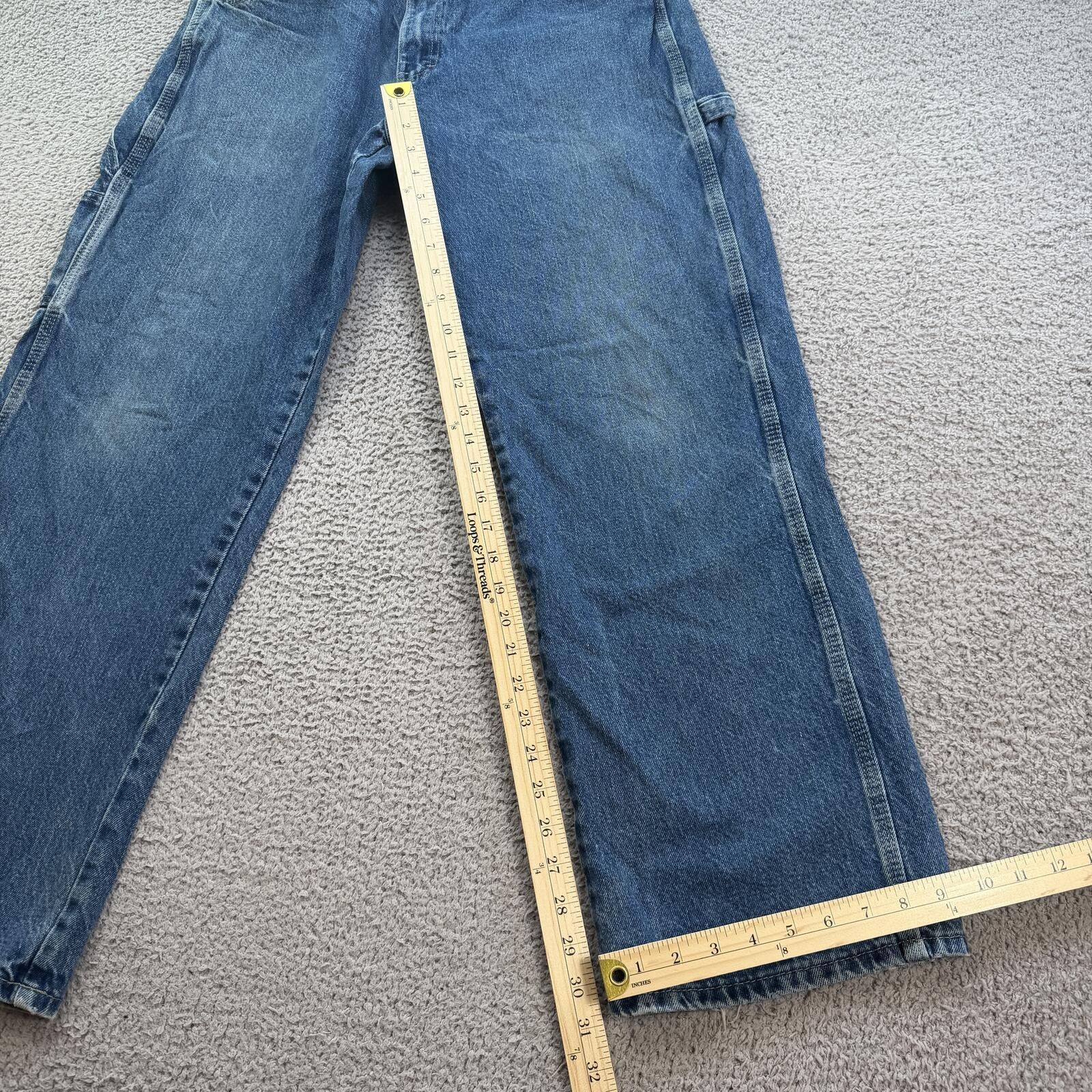 Dickies Vintage Dickies Carpenter Jeans Baggy Distressed Denim 30x30 Size US 30 / EU 46 - 4 Thumbnail