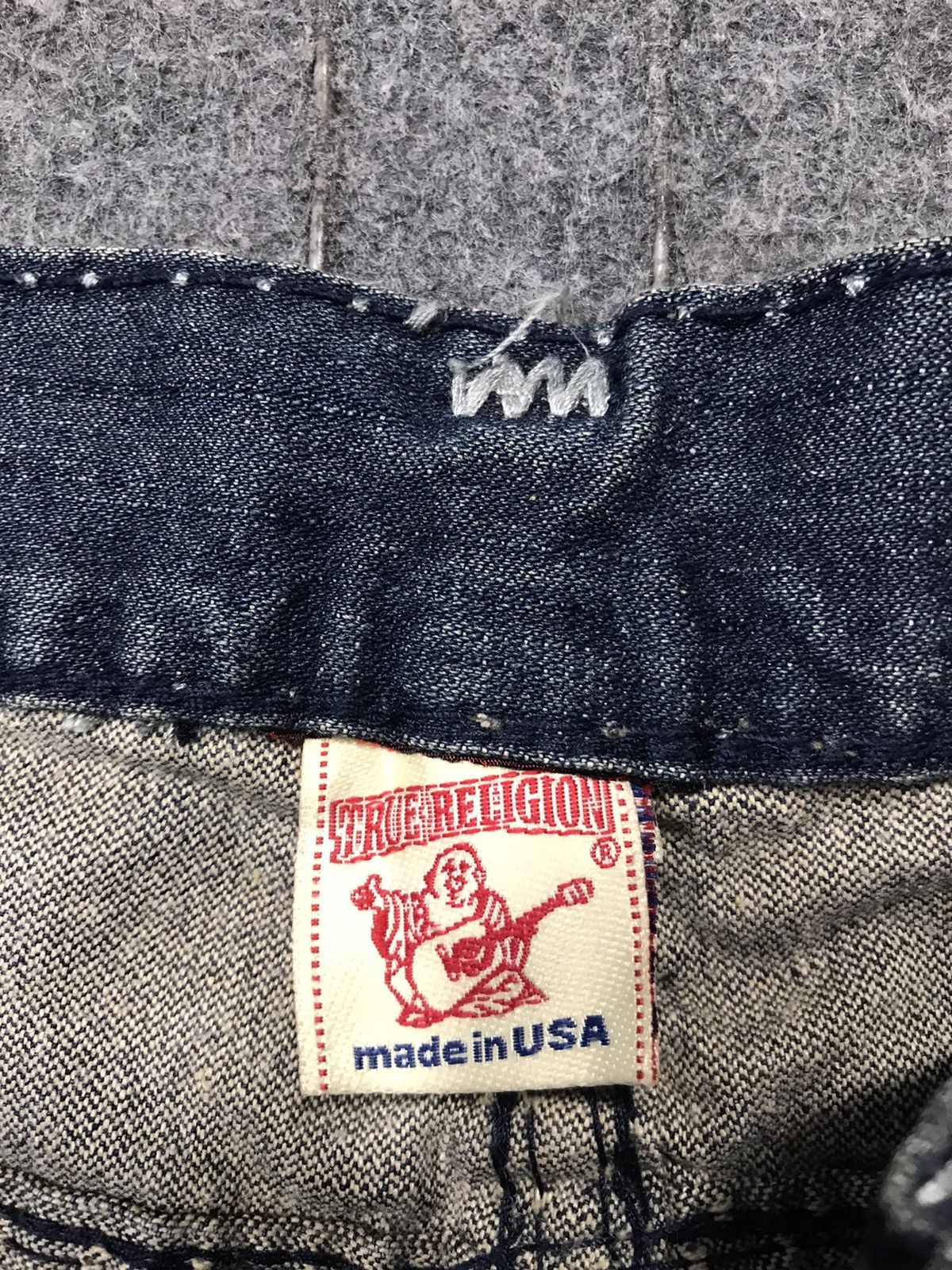 True Religion Vintage True Raligion Made in Usa Denim Jeans Size US 37 - 15 Thumbnail