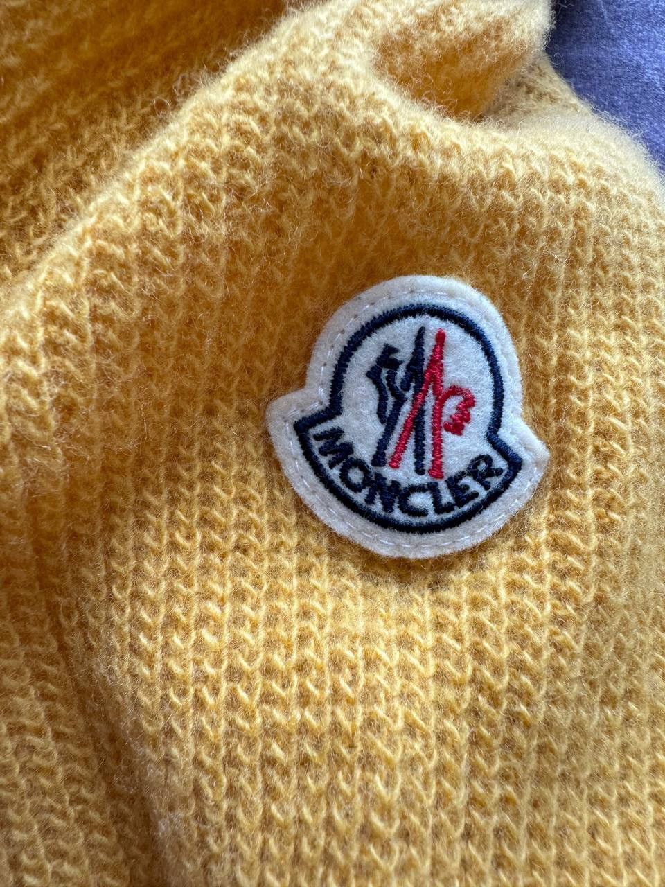Moncler 🔥🔥 Moncler Wool And Cashmere Mustard Hoodie Size US M / EU 48-50 / 2 - 4 Thumbnail