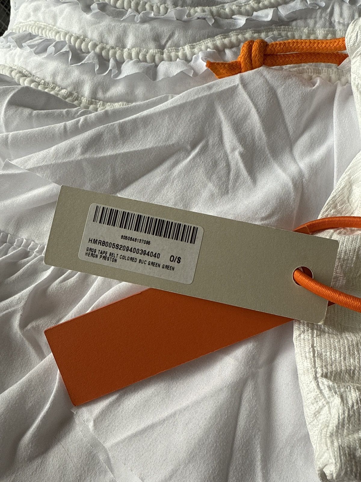 Heron Preston Heron Preston “Tape Belt” AKA Roller-Coaster Belt Size ONE SIZE - 8 Thumbnail