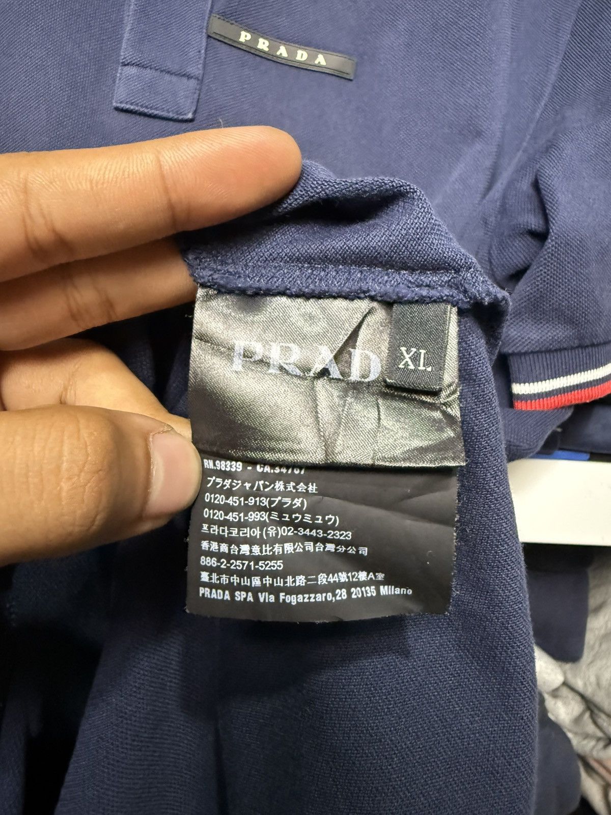 Prada Prada Poloshirt Size US L / EU 52-54 / 3 - 6 Thumbnail