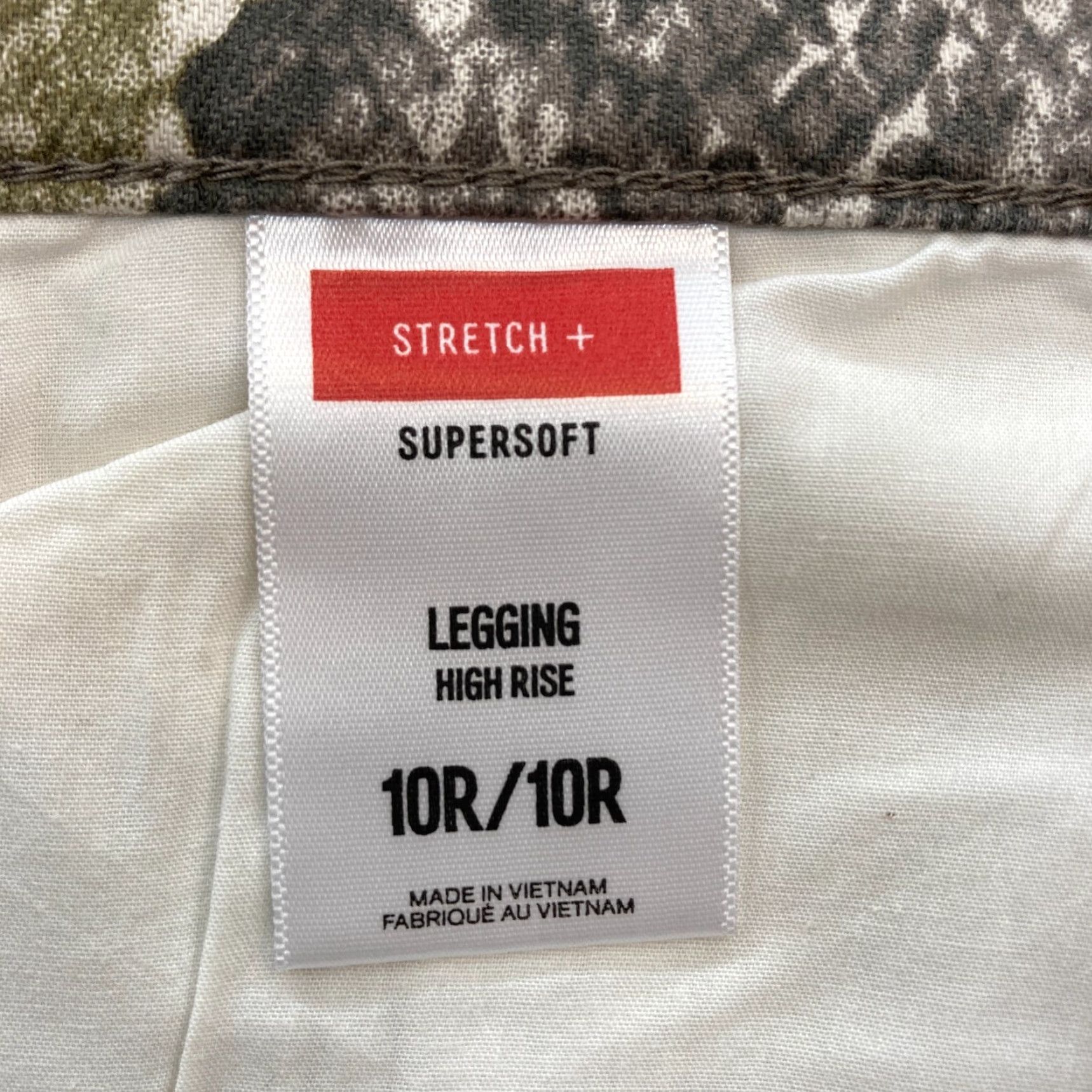 Express Express Leggings Women's 10 Brown Snakeskin High Rise Stretch Supersoft Pants Size 32" / US 10 / IT 46 - 5 Thumbnail