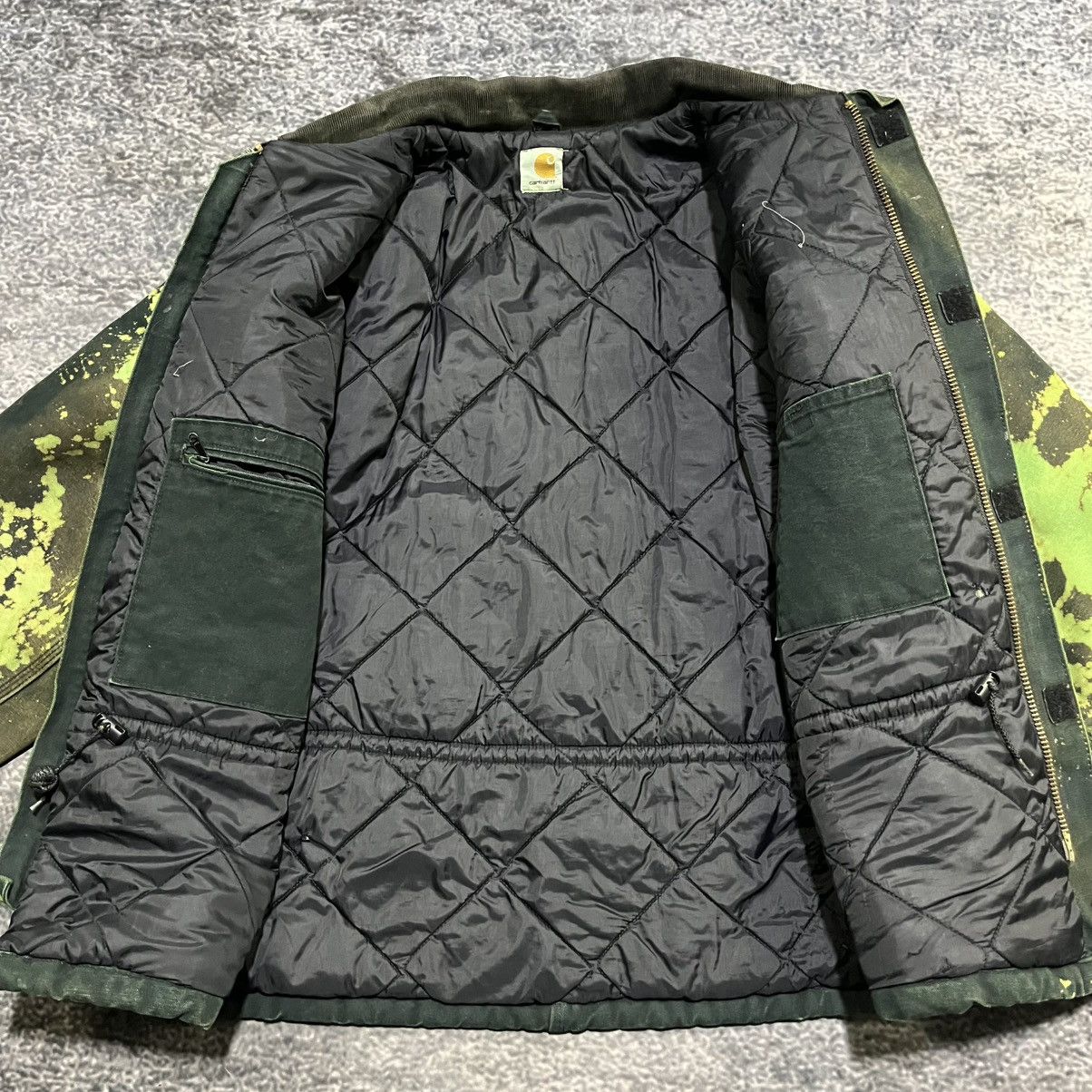 Carhartt VINTAGE CARHARTT GREEN BROWN ARCTIC CHORE COAT DISTRESSED XL Size US XXL / EU 58 / 5 - 8 Thumbnail