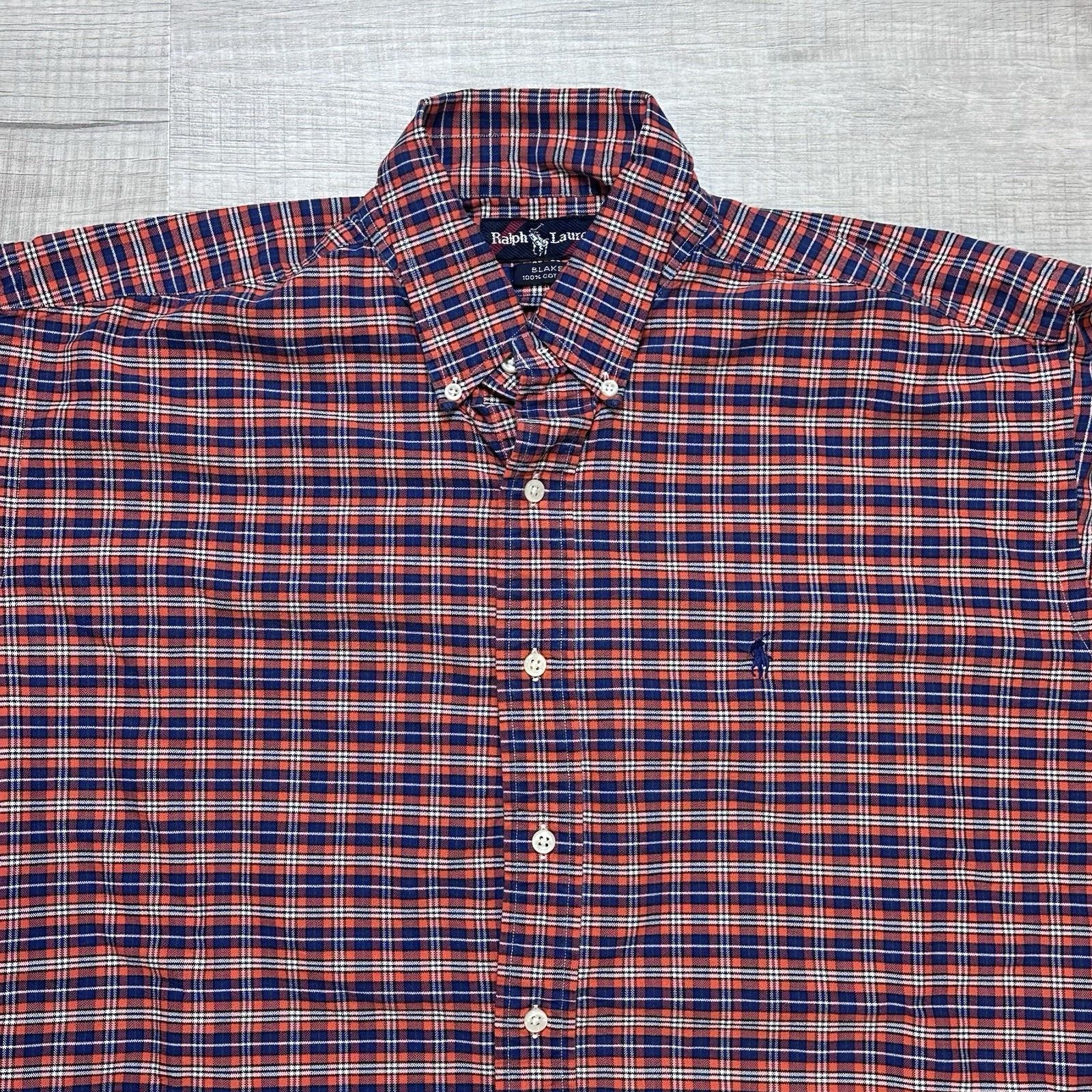 Polo Ralph Lauren Polo Ralph Lauren Mens Large Plaid Button Down "Blake" Shirt Size US L / EU 52-54 / 3 - 5 Thumbnail