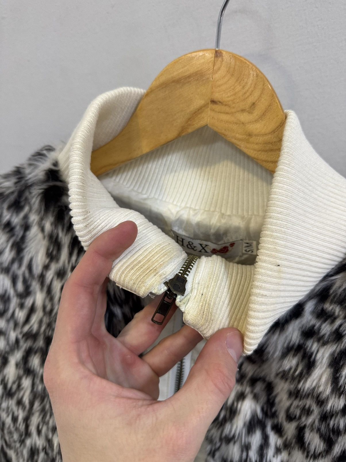 If Six Was Nine Y2K Faux Fur Vest Jacket Women’s Size S / US 4 / IT 40 - 4 Thumbnail