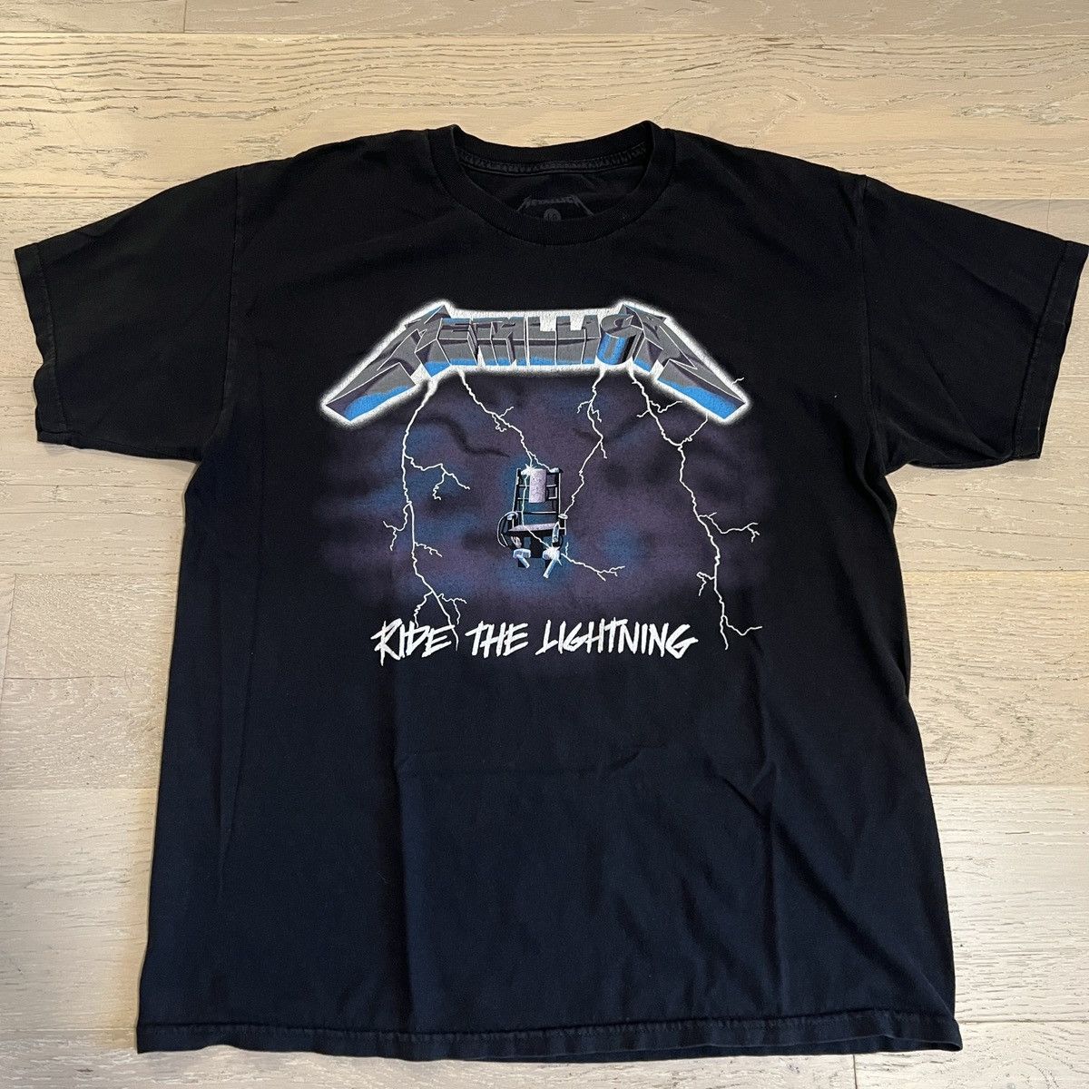 Band Tees × Vintage Metallica 'Ride the Lightning' Tee Size US L / EU 52-54 / 3 - 1 Thumbnail
