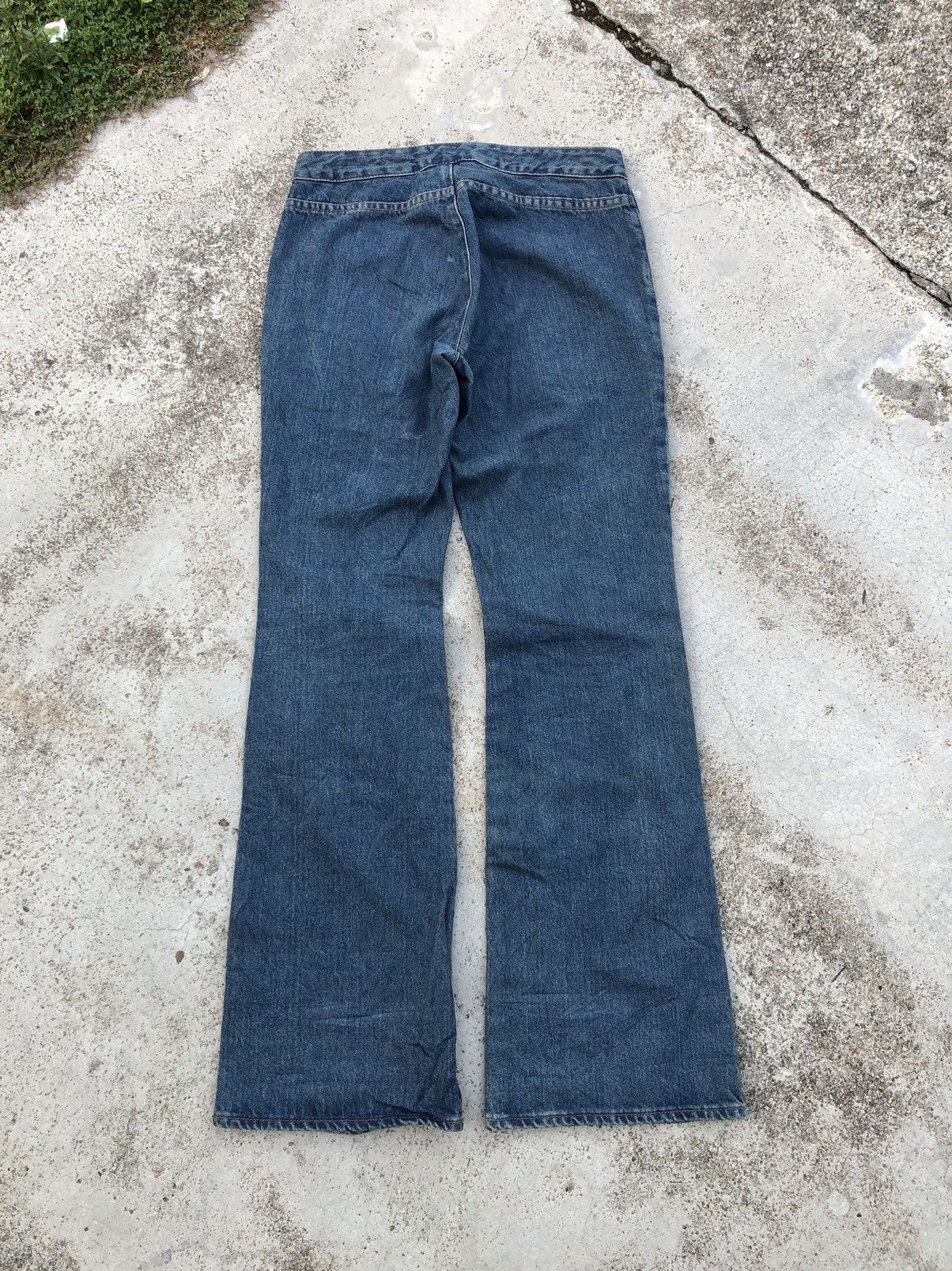 Gap × Vintage FLARE⚡️⚡️GAP TAB FRONT DISTRESSED DENIM Size 30" / US 8 / IT 44 - 4 Thumbnail