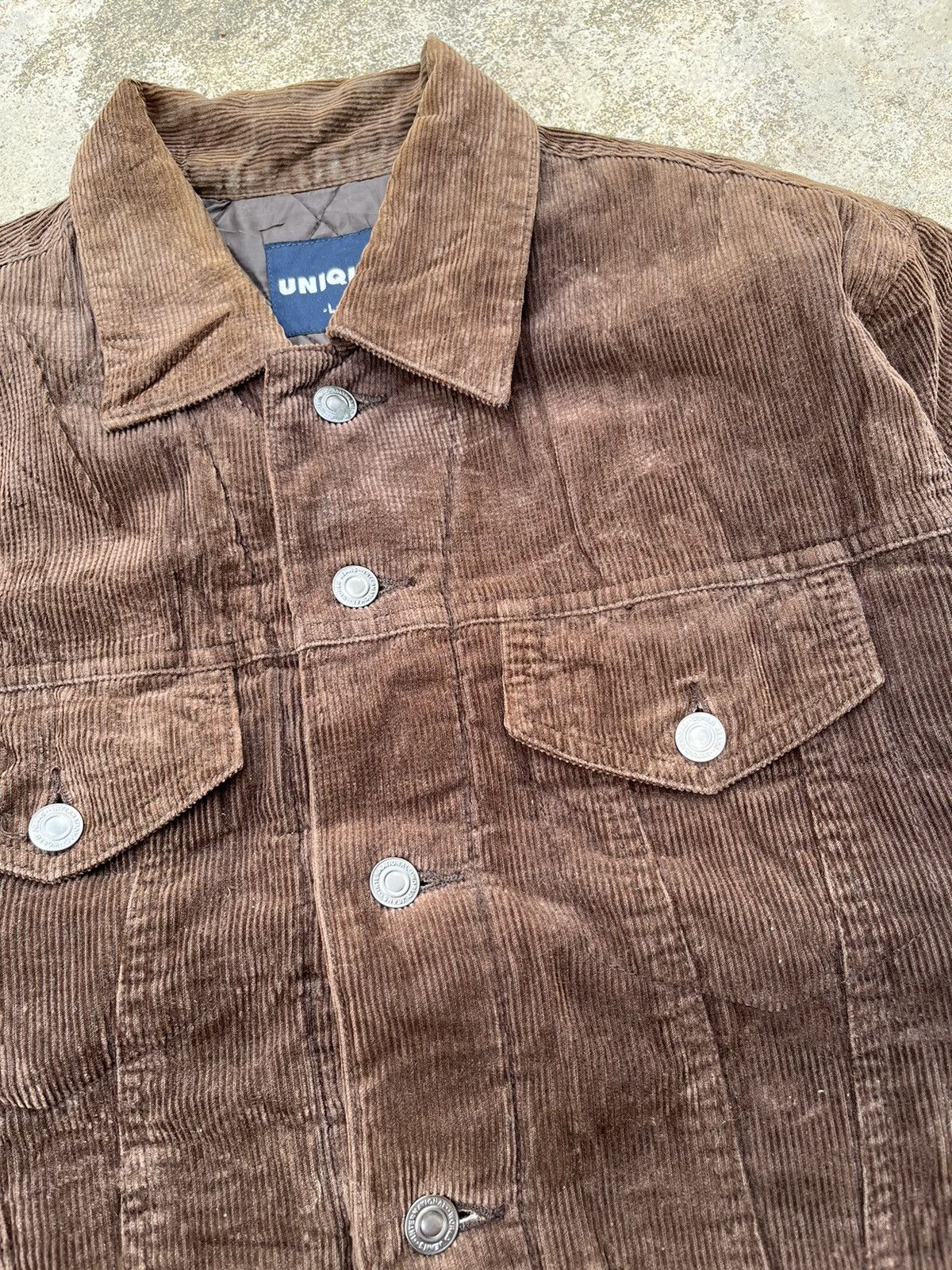 Japanese Brand × Uniqlo × Vintage ⚡️STEALS⚡️Vintage Uniqlo Courdroy Denim Jacket Japan 🇯🇵 Size US L / EU 52-54 / 3 - 3 Thumbnail