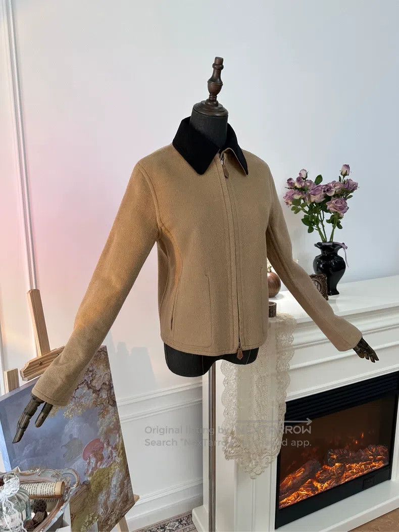 Hermes Hermes Margiela Era Double-Faced Cashmere and Camel Hair B Size XS / US 0-2 / IT 36-38 - 4 Thumbnail