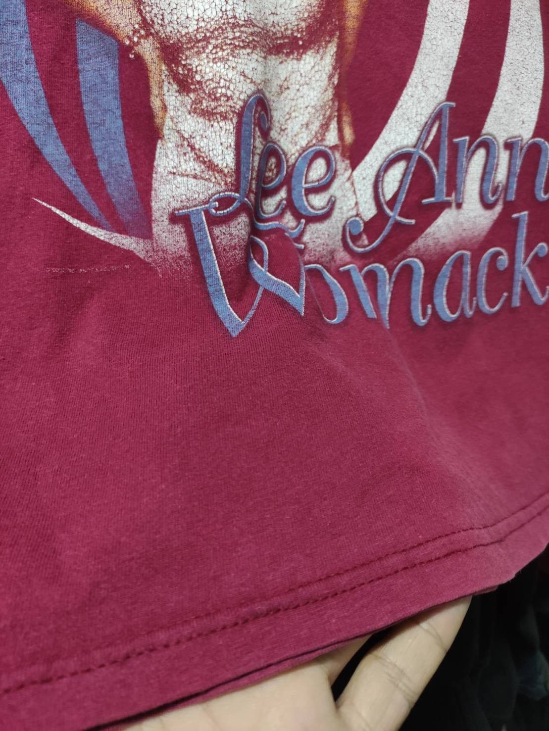 Band Tees Vtg 00's Lee Ann Womack No.1 Top Country Albums Promo T Size US S / EU 44-46 / 1 - 8 Thumbnail