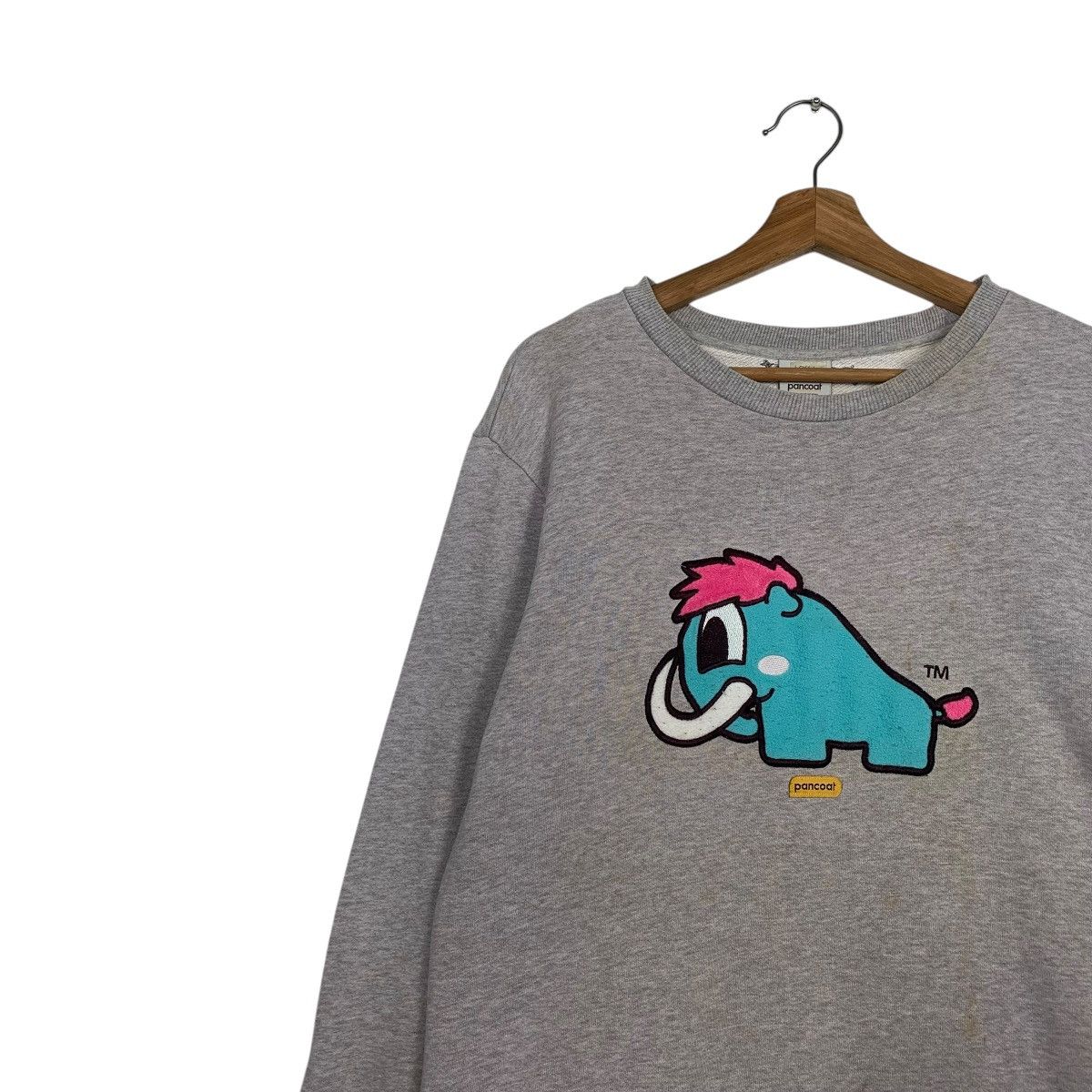 Japanese Brand Pancoat Big Logo Crewneck sweatshirt Size US M / EU 48-50 / 2 - 6 Thumbnail
