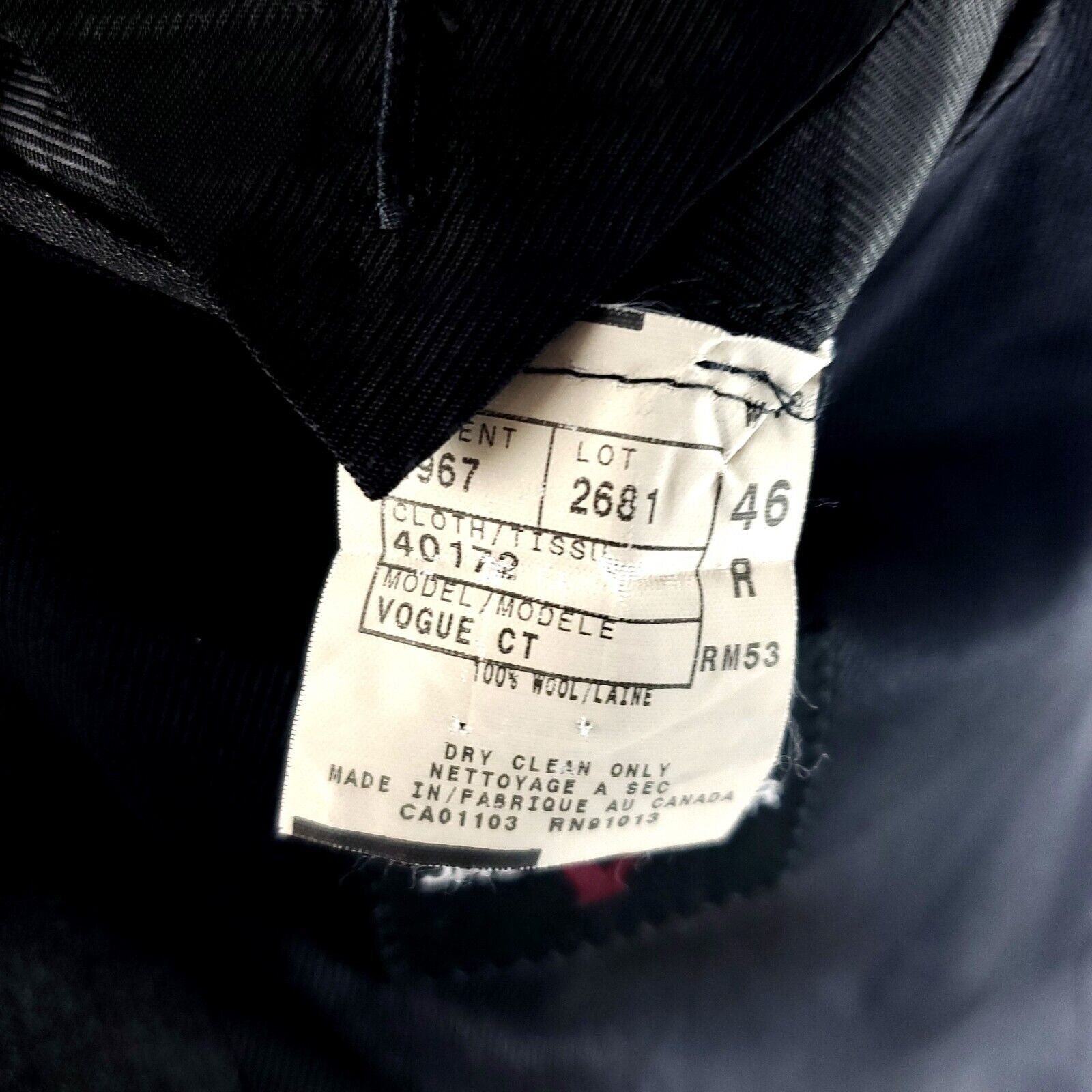 Jack Victor Jack Victor Vogue Ct Wool 2 Button 2 Piece Suit 44L Gray 42/ Size 44L - 9 Thumbnail