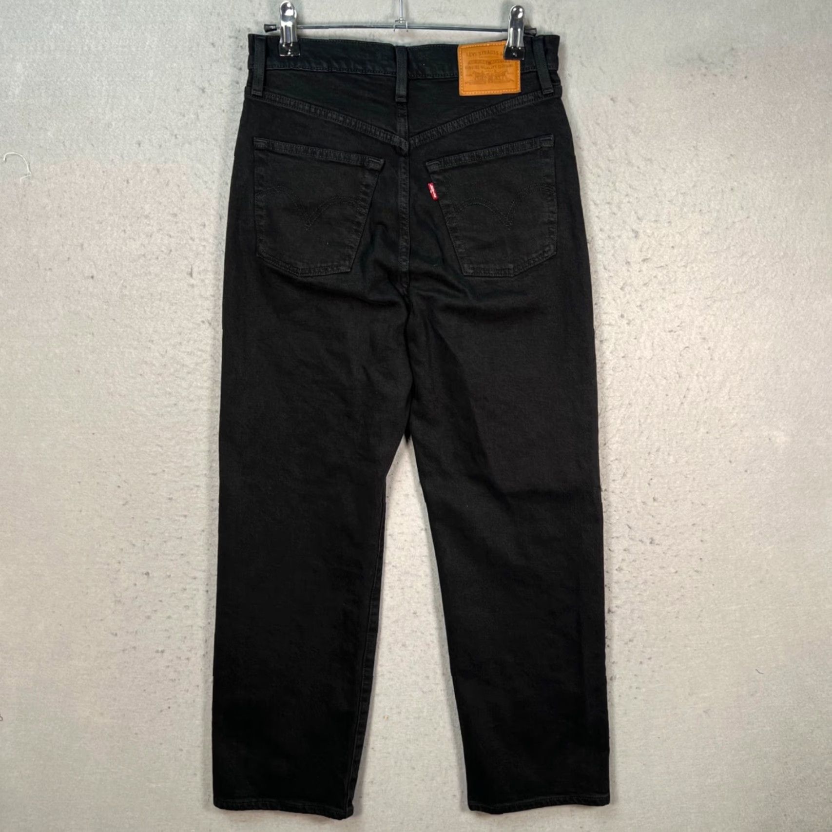 Levi's Levi's Womens Jeans Black 26 x 27 Ribcage High Rise Ankle 5-Pocket Denim Shirt/Jeans Size 26" / US 2 / IT 38 - 2 Thumbnail