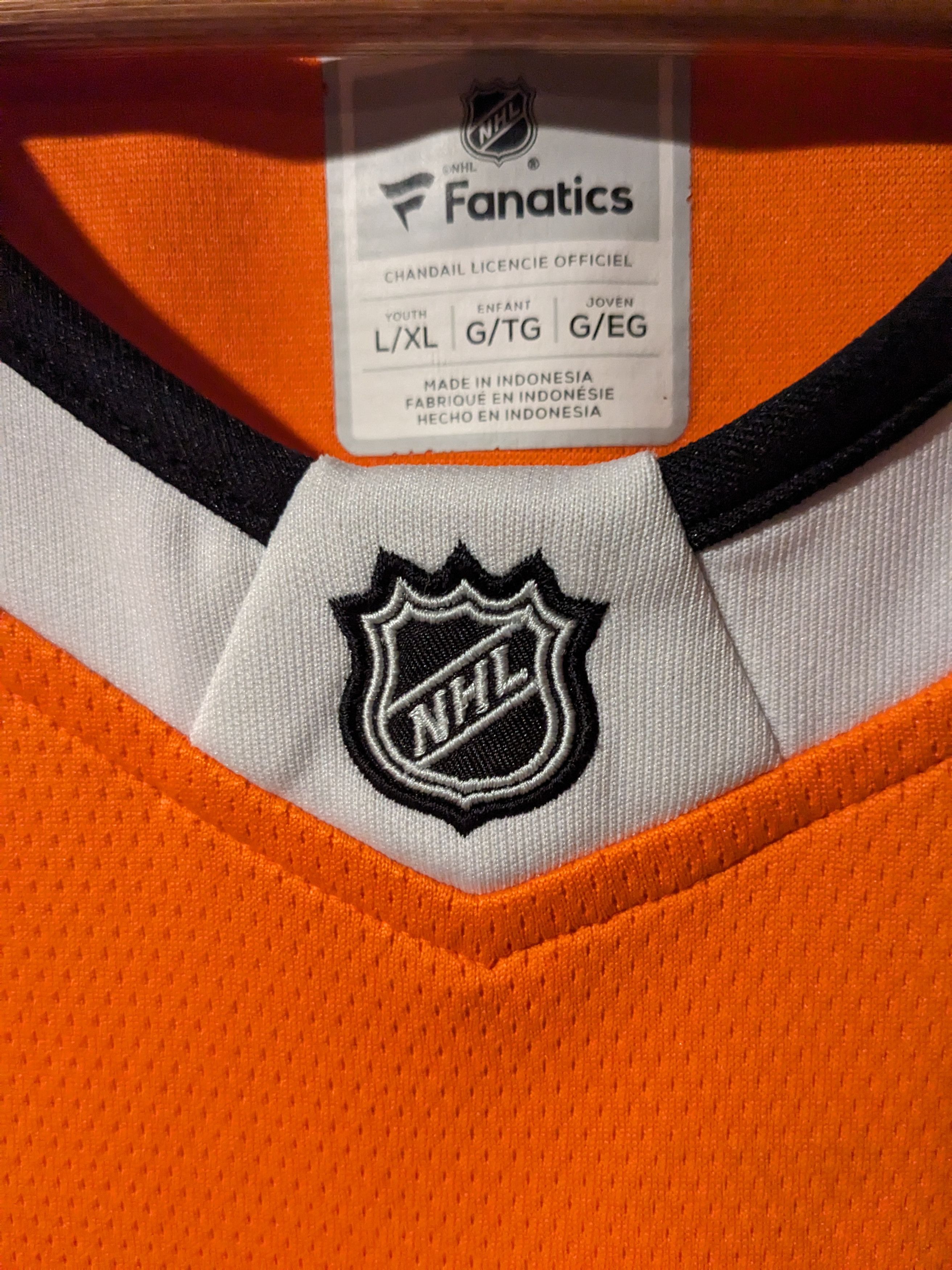 NHL Philadelphia Flyers NHL Hockey Sports Kids X-large Jersey Size US XL / EU 56 / 4 - 4 Thumbnail
