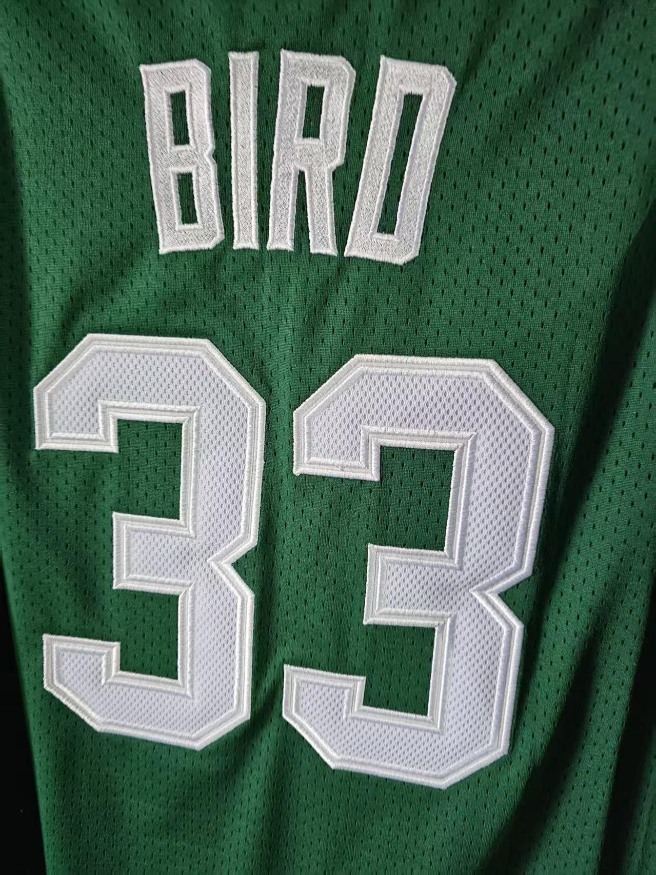 NBA Boston Celtics #33 Larry Bird Jersey Double Stitched Size US M / EU 48-50 / 2 - 5 Thumbnail