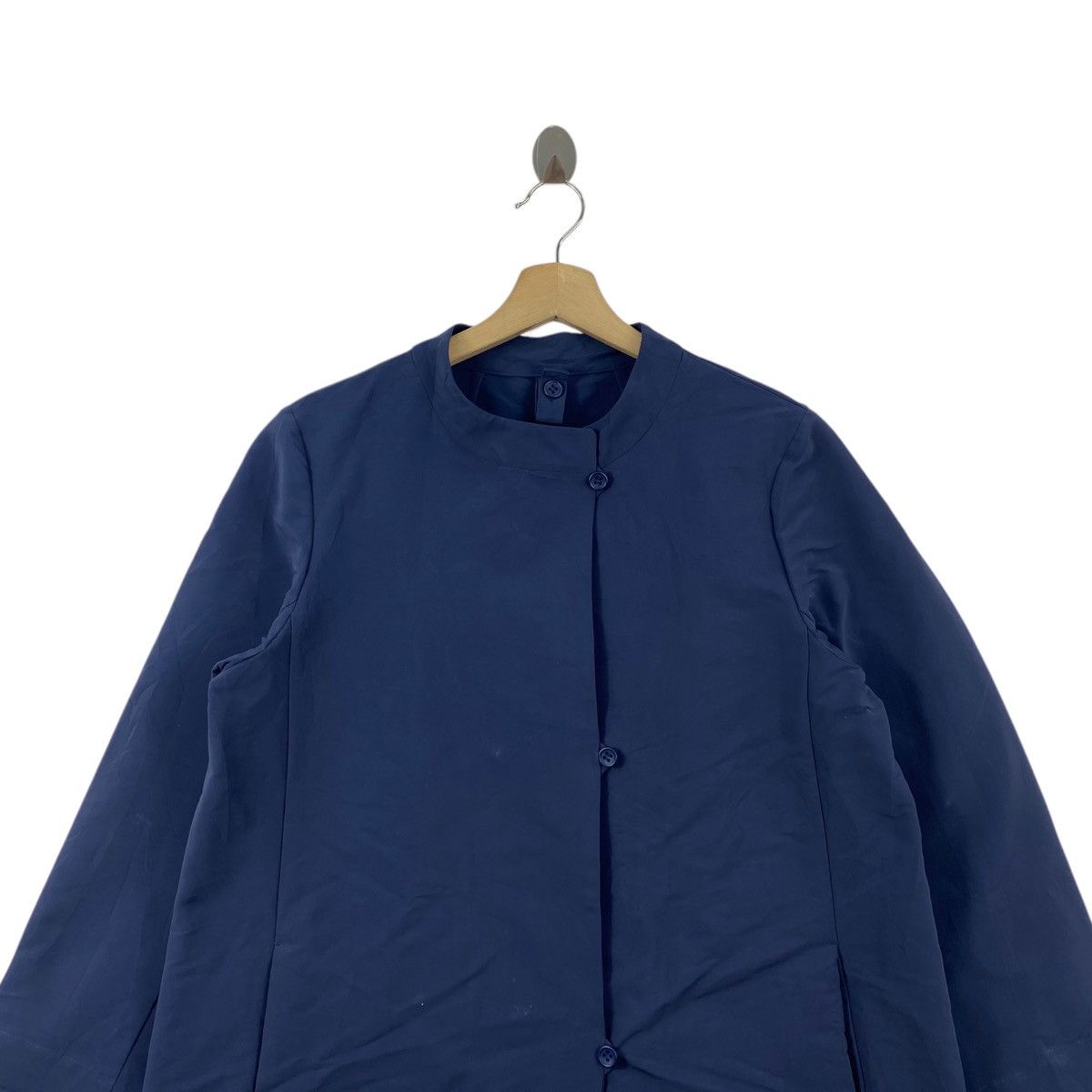 Other EVEX By KRIZIA Italian Designer Navy Overcoat Jacket Size US M / EU 48-50 / 2 - 2 Thumbnail