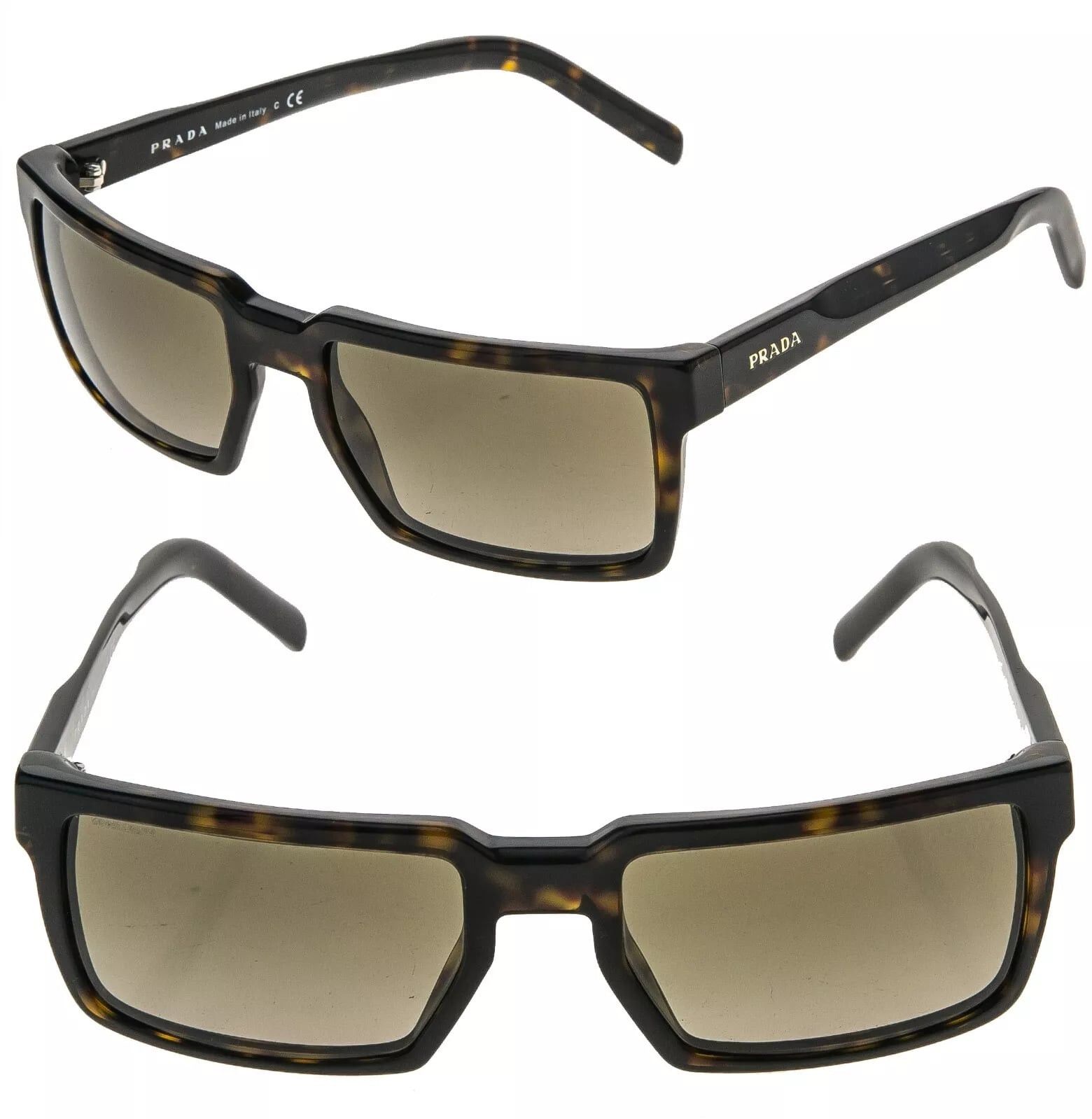 Prada PRADA 03S TECHNIQUE Square Brown Narrow Classic PR03SS Size ONE SIZE - 1 Thumbnail