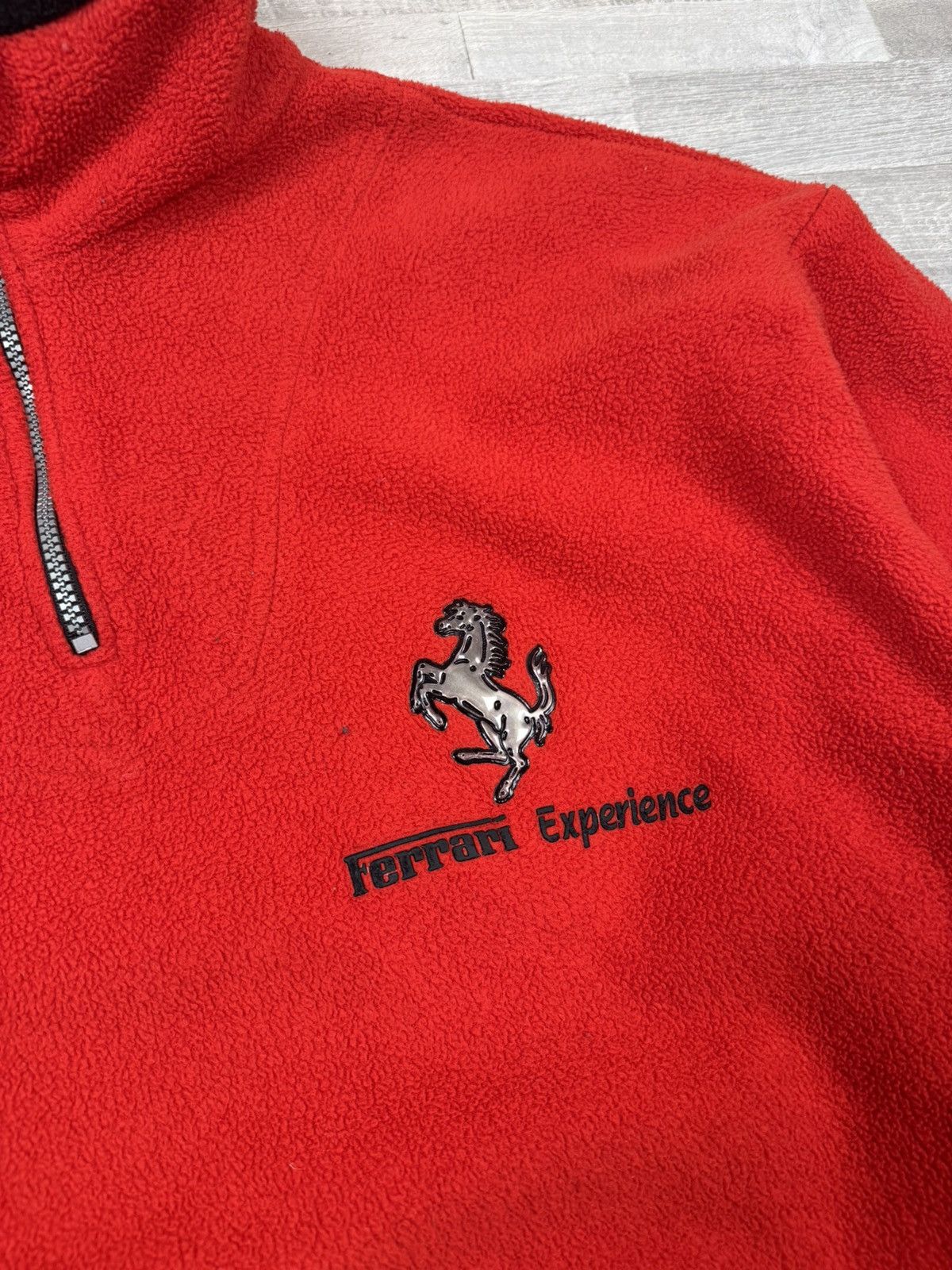 Ferrari Vintage 90s Ferrari Experience Fleece Red Jacket XL sz Size US XL / EU 56 / 4 - 7 Thumbnail