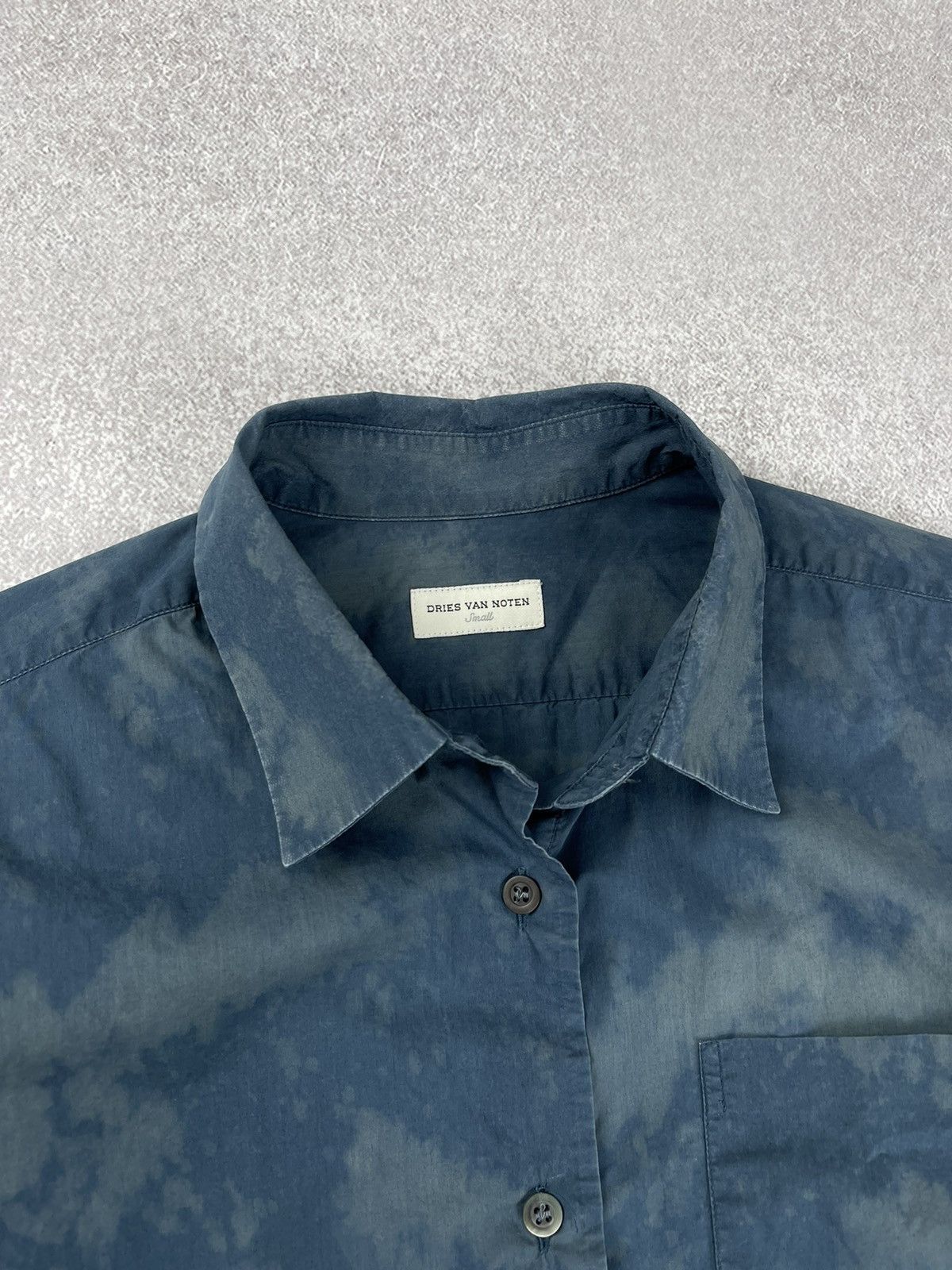 Dries Van Noten Dries Van Noten Custom Tie Dye Dress Long Sleeve Shirt Size S / US 4 / IT 40 - 10 Thumbnail