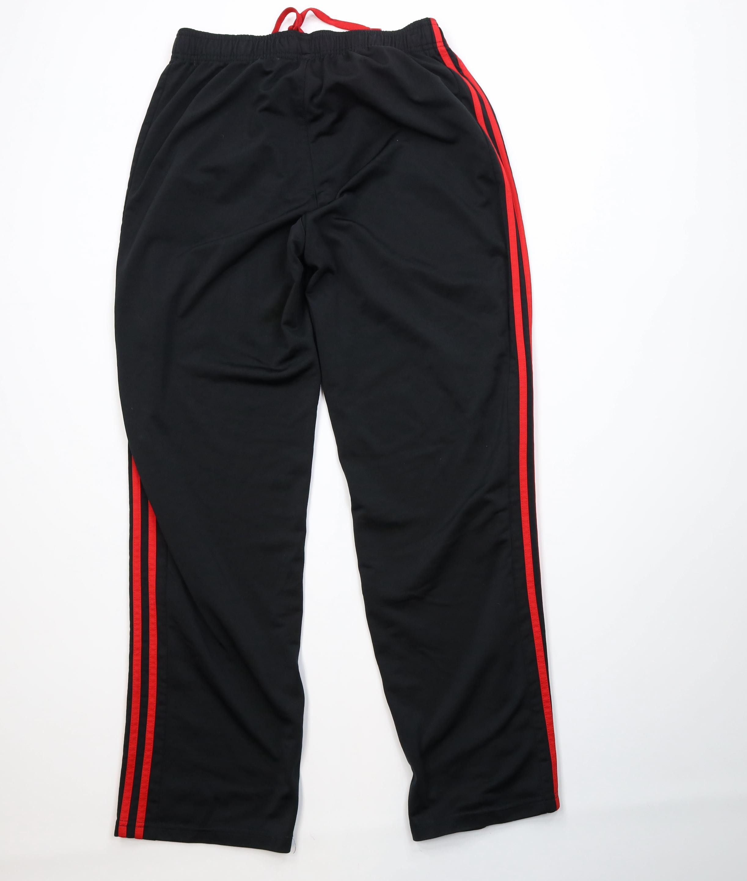Adidas Vintage Y2K Adidas Striped Wide Leg Sweatpants Pants Black Size US 36 / EU 52 - 9 Thumbnail