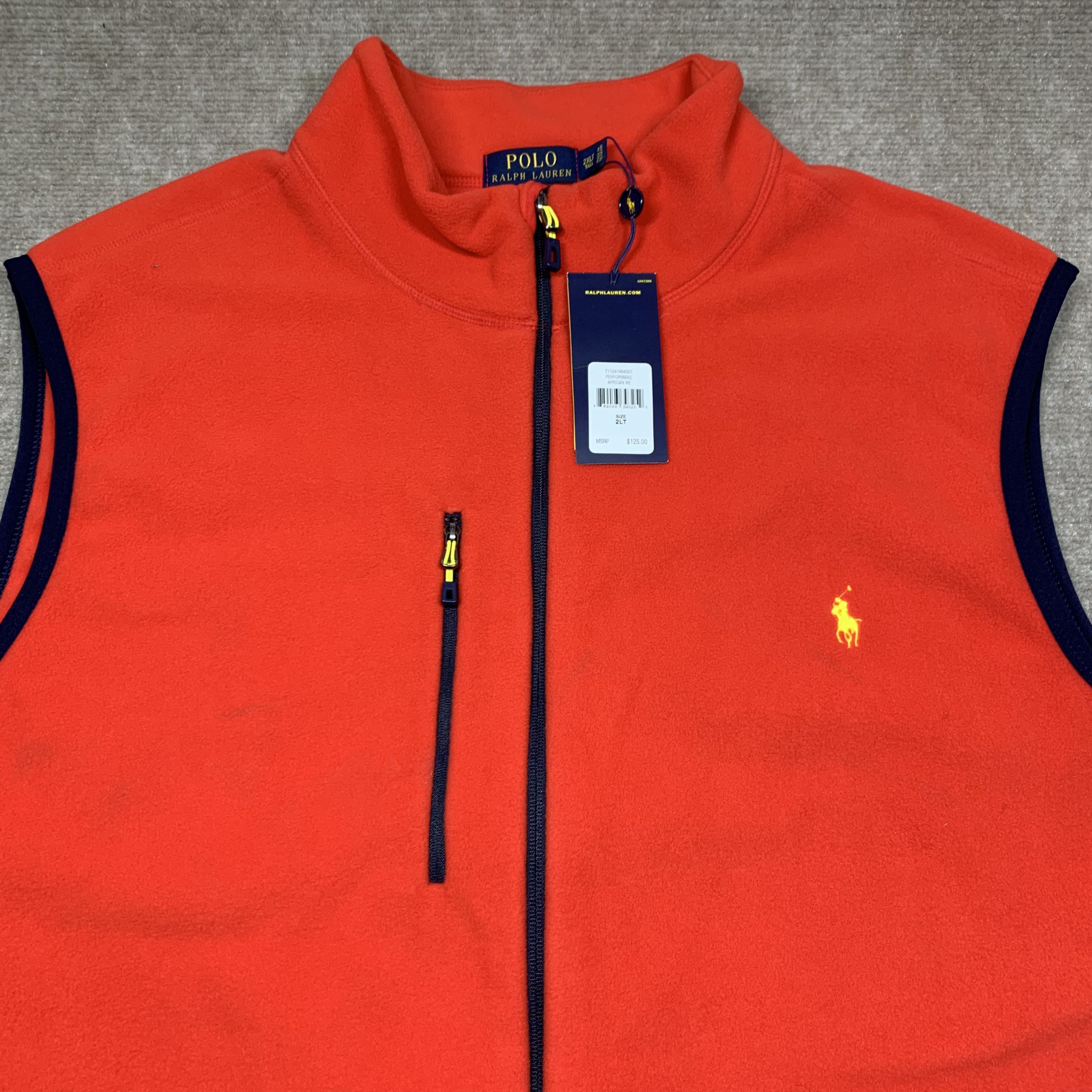 Polo Ralph Lauren Polo Ralph Lauren Performance Fleece Vest Mens 2XLT Size US XXL / EU 58 / 5 - 2 Thumbnail