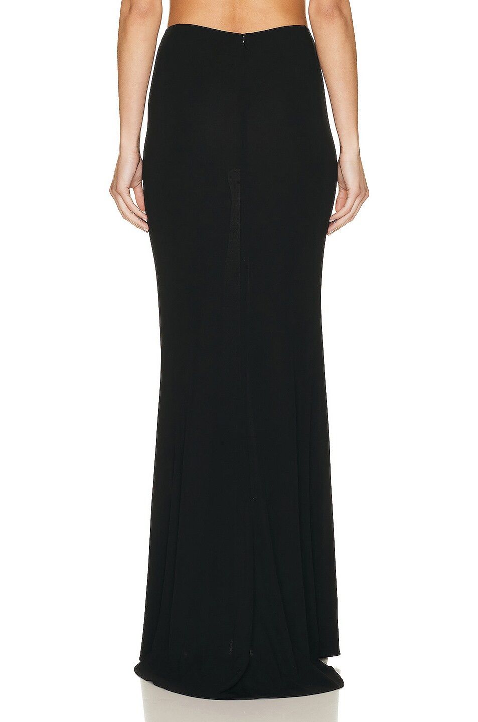 Saint Laurent Paris o1y0126 Maxi Skirt in Black Size 32" / US 10 / IT 46 - 3 Thumbnail