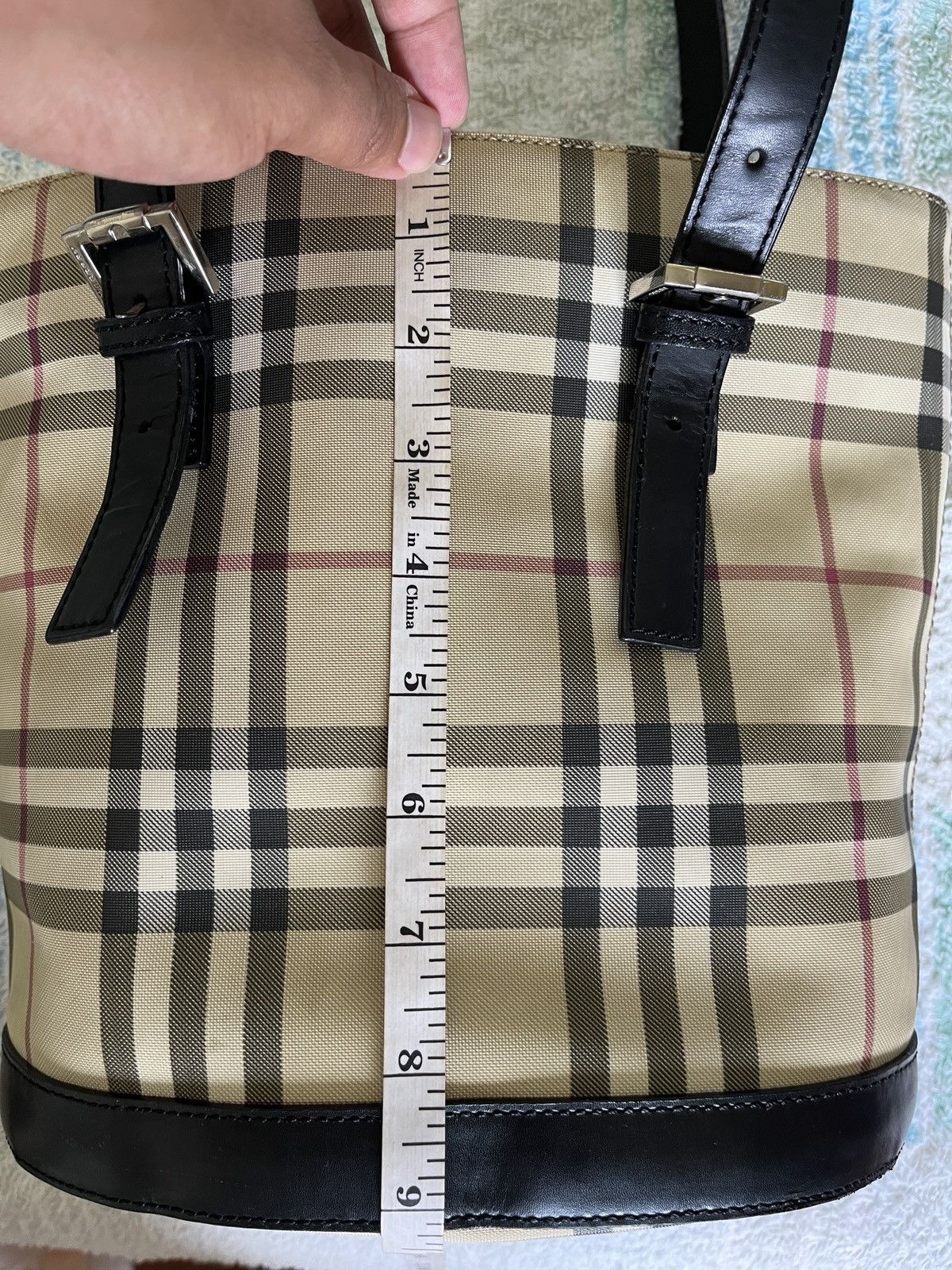 Burberry Vintage Burberry Bucket Nova Check Size ONE SIZE - 15 Thumbnail