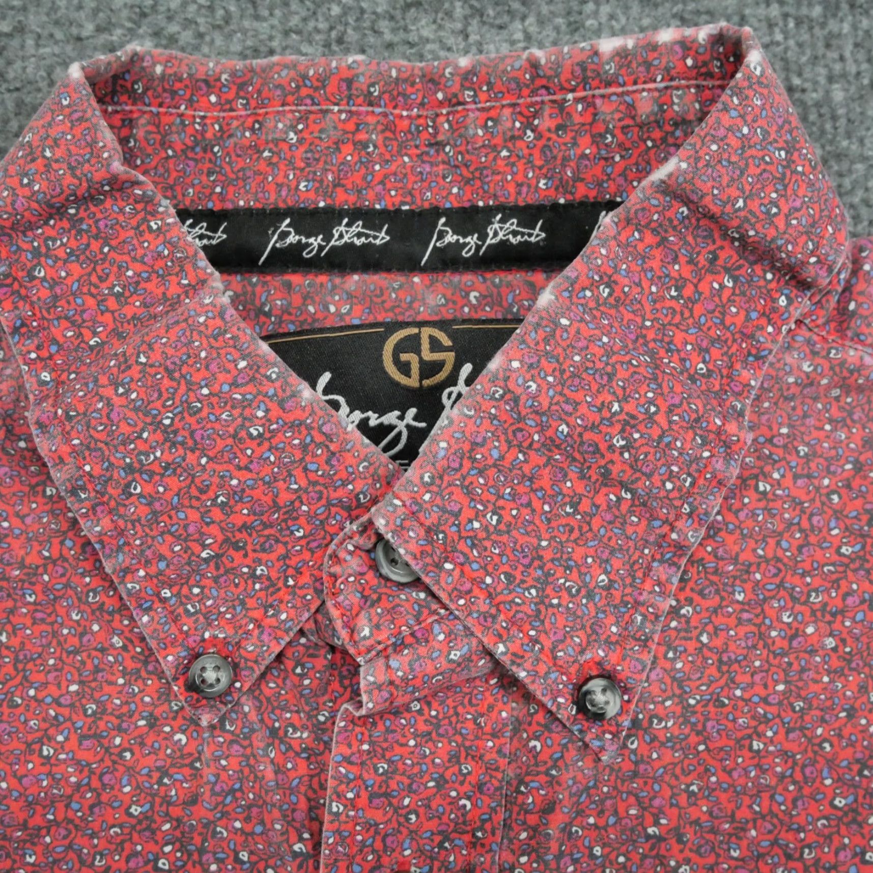 Wrangler VINTAGE Wrangler Shirt Mens 2XL Red Button Up Floral George Strait 90s Country Western Mens Shirt Size US XXL / EU 58 / 5 - 3 Thumbnail