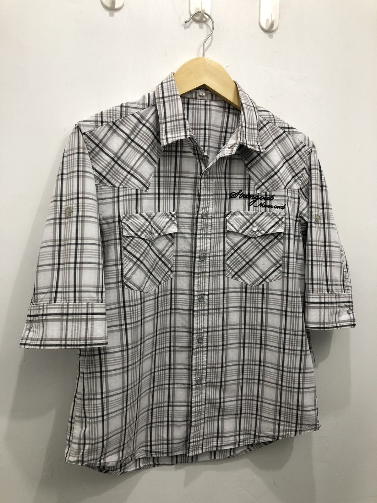 Japanese Brand Japanese Poem Button Up Shirt Embroidery Details Size US L / EU 52-54 / 3 - 8 Thumbnail