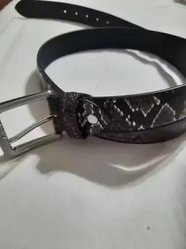 Other Snake Pattern Casual Accessories Cowboy Leather Western Belt Size ONE SIZE - 2 Thumbnail