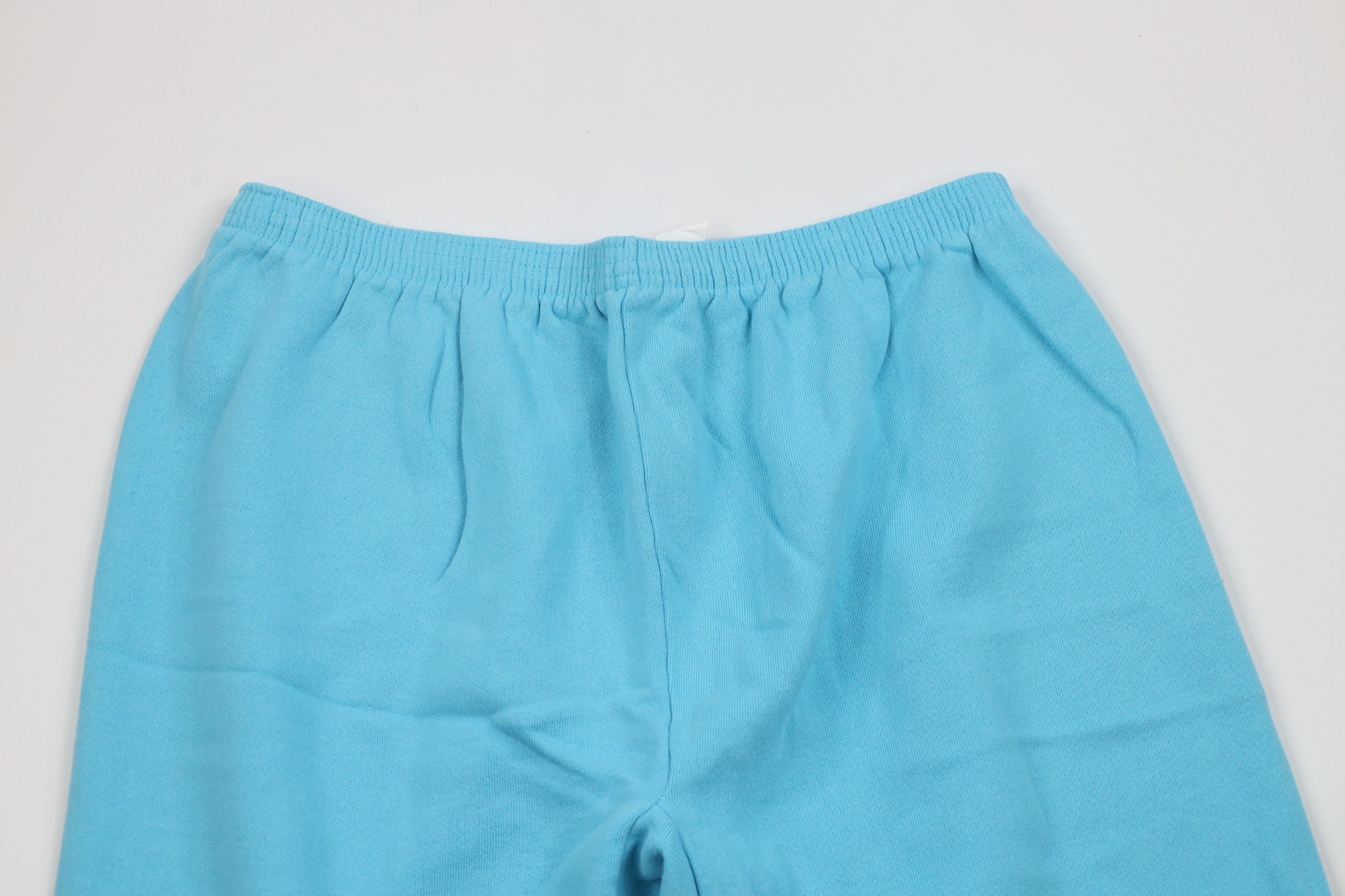 Vintage Vintage 70s 80s Streetwear Sweatpants Joggers Light Blue USA Size US 36 / EU 52 - 2 Thumbnail