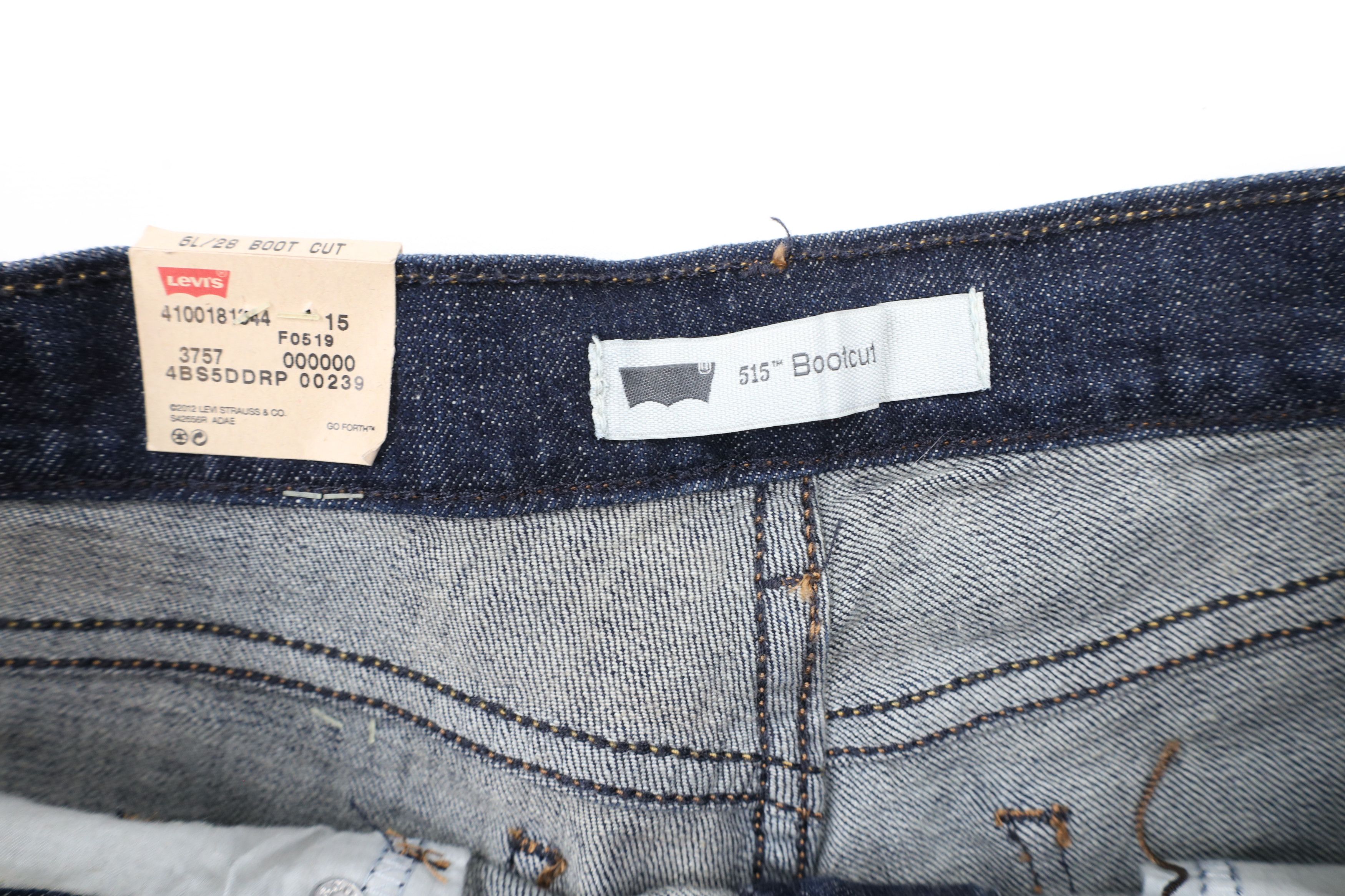 Levi's × Vintage Deadstock Levis 515 Bootcut Flared Stretch Denim Jeans Size 28" / US 6 / IT 42 - 3 Thumbnail