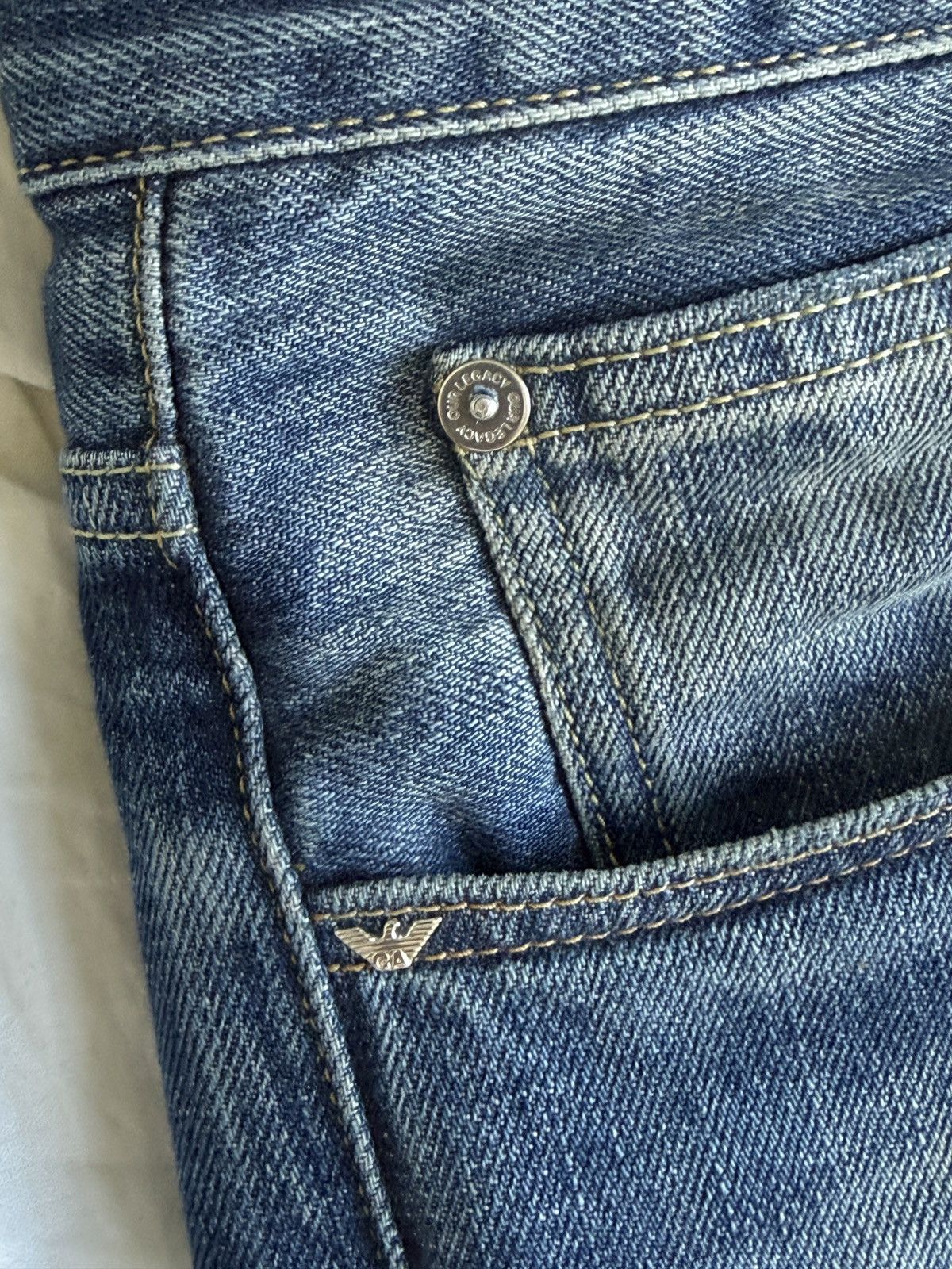 Emporio Armani × Our Legacy Our Legacy x Armani Straight Leg Denim Size US 32 / EU 48 - 4 Thumbnail
