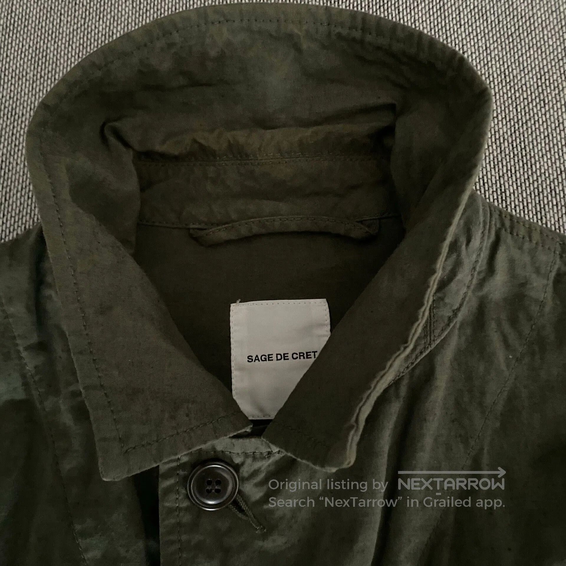 Sage De Cret Sage De Cret Military Green Jacket. Size US L / EU 52-54 / 3 - 3 Thumbnail
