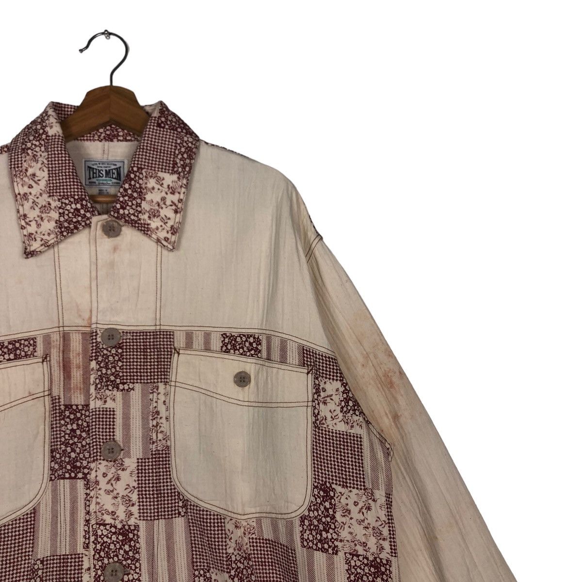 Japanese Brand 🔥90’s Vtg Shirts This Men Issey Miyake Design Rare Design Size US M / EU 48-50 / 2 - 6 Thumbnail