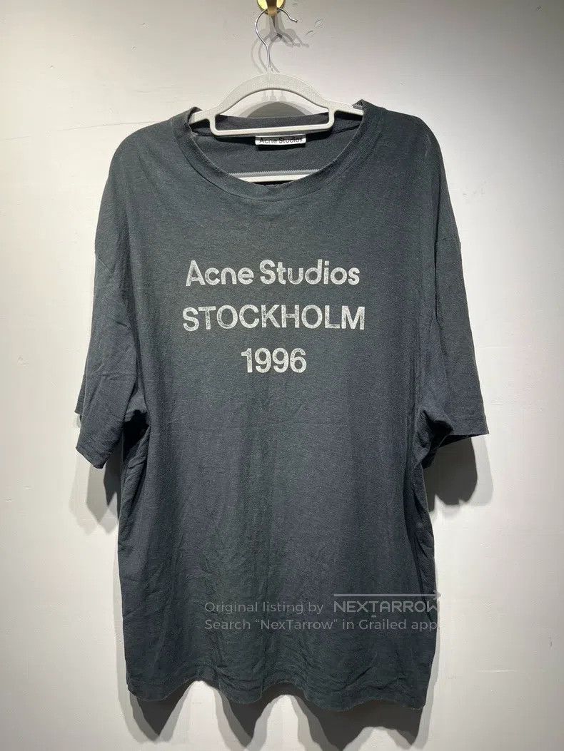 Acne Studios Acne Studios 1996 Letter Printed Vintage Short Sleeve T-Sh Size US M / EU 48-50 / 2 - 1 Thumbnail