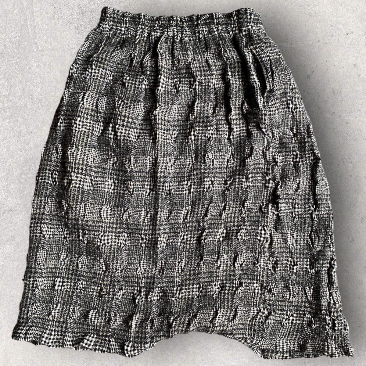 Yohji Yamamoto Y’s Houndstooth Mix Plaid Drop Crotch Shorts Size US 32 / EU 48 - 5 Thumbnail