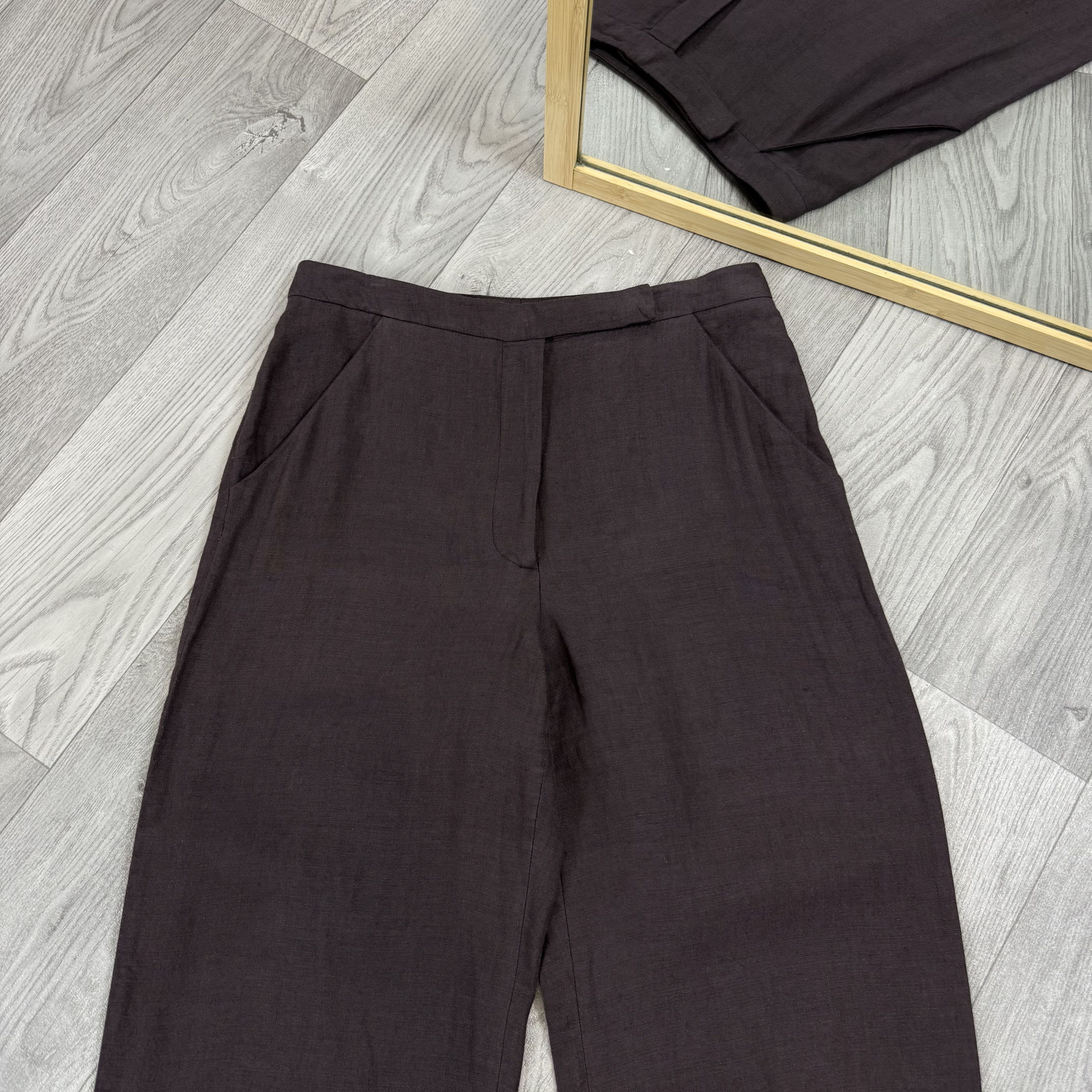 Giorgio Armani Vintage Giorgio Armani 80s Brown Classic Casual Pants Size 26" / US 2 / IT 38 - 5 Thumbnail