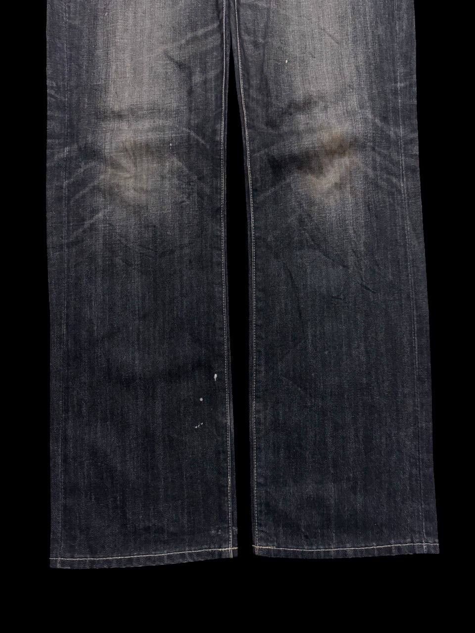 Uniqlo INSANE 90s Style Uniqlo Rusty Mudwash Distressed Denim Jean Size US 32 / EU 48 - 7 Thumbnail