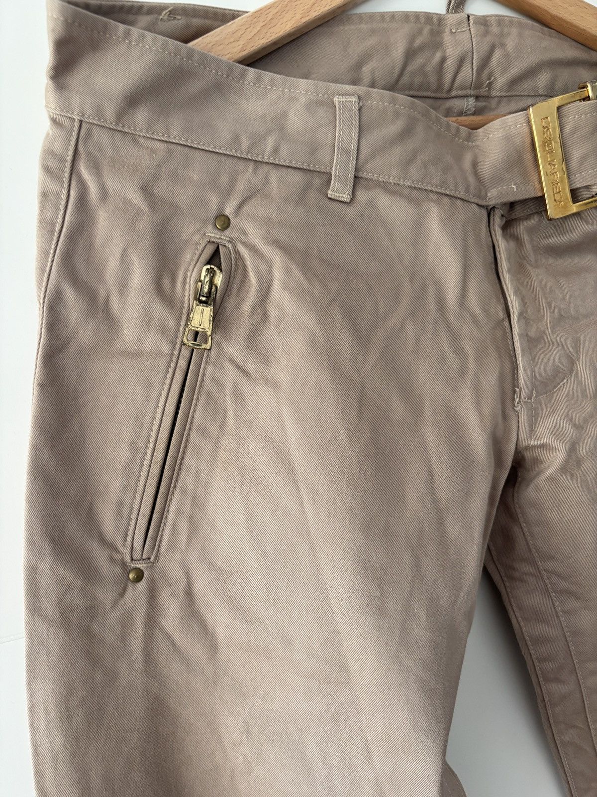 Dsquared2 Super low rise beige coton pants Size US 44 / EU 60 - 4 Thumbnail