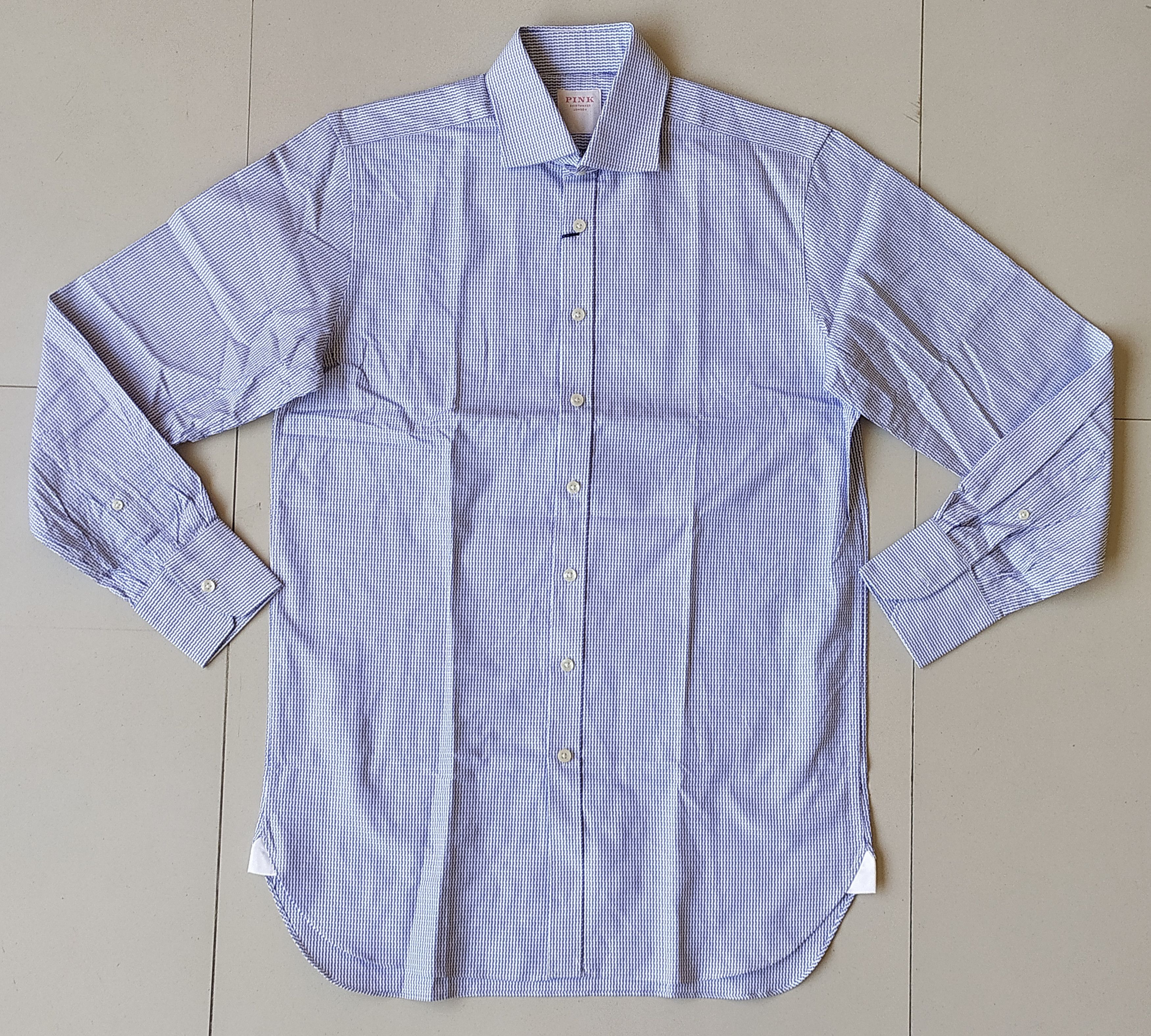 Thomas Pink Thomas Pink Formal Dobby Shirt Free Shipping T/58 Size US S / EU 44-46 / 1 - 2 Thumbnail