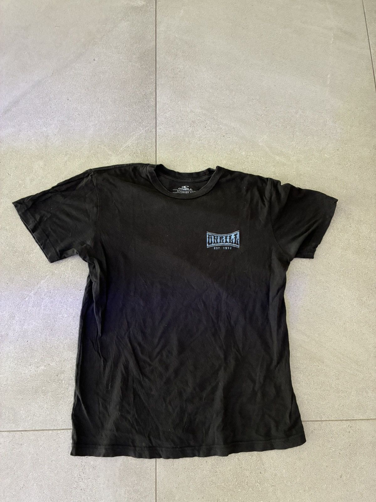 O'Neill O’Neill Black Graphic T-Shirt Medium Surf Logo Tee Size US M / EU 48-50 / 2 - 1 Thumbnail