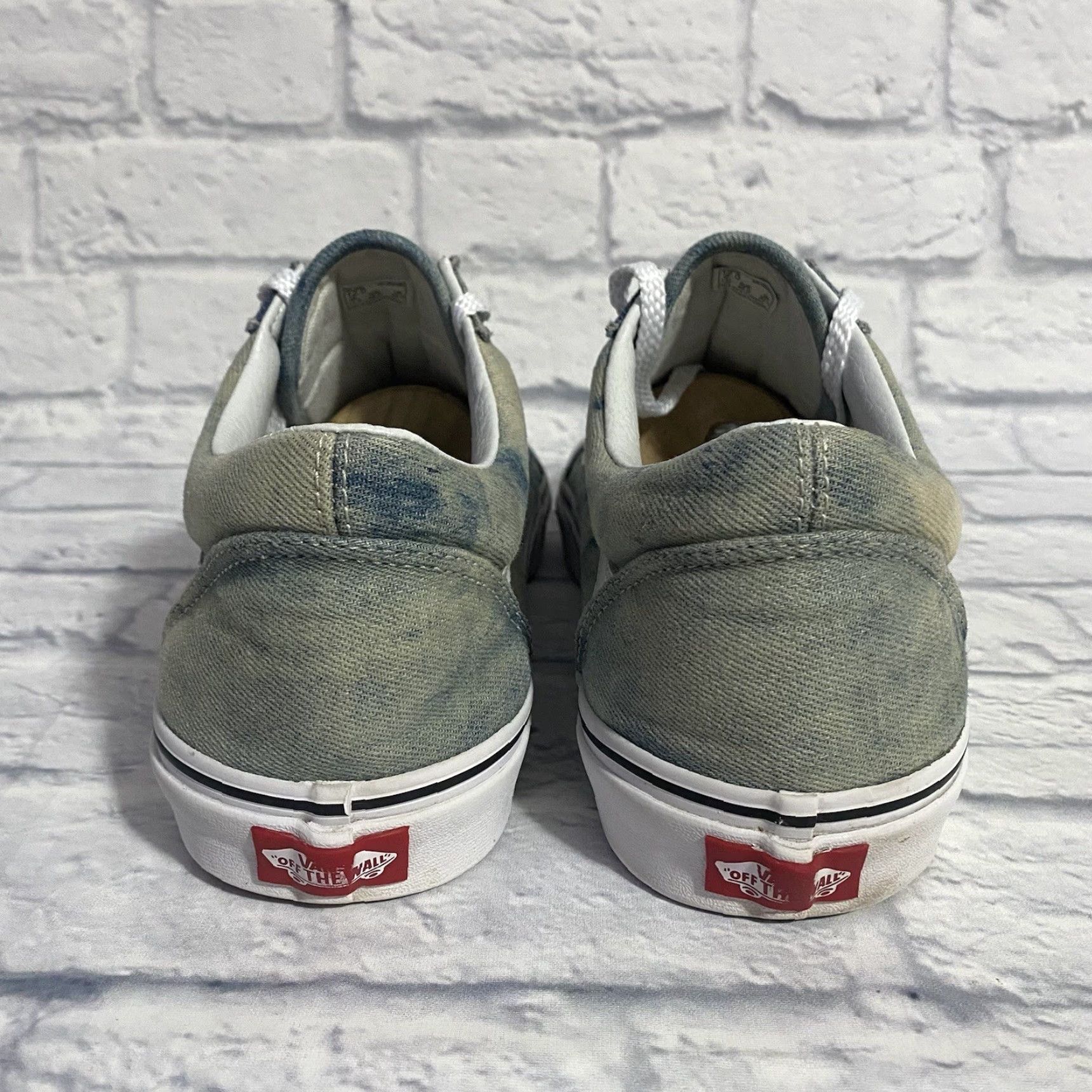 Vans Vans Old Skool Low Top Skateboard Sneakers Blue White Jean Shoes Men’s Size 12 Mens Size US L / EU 52-54 / 3 - 6 Thumbnail