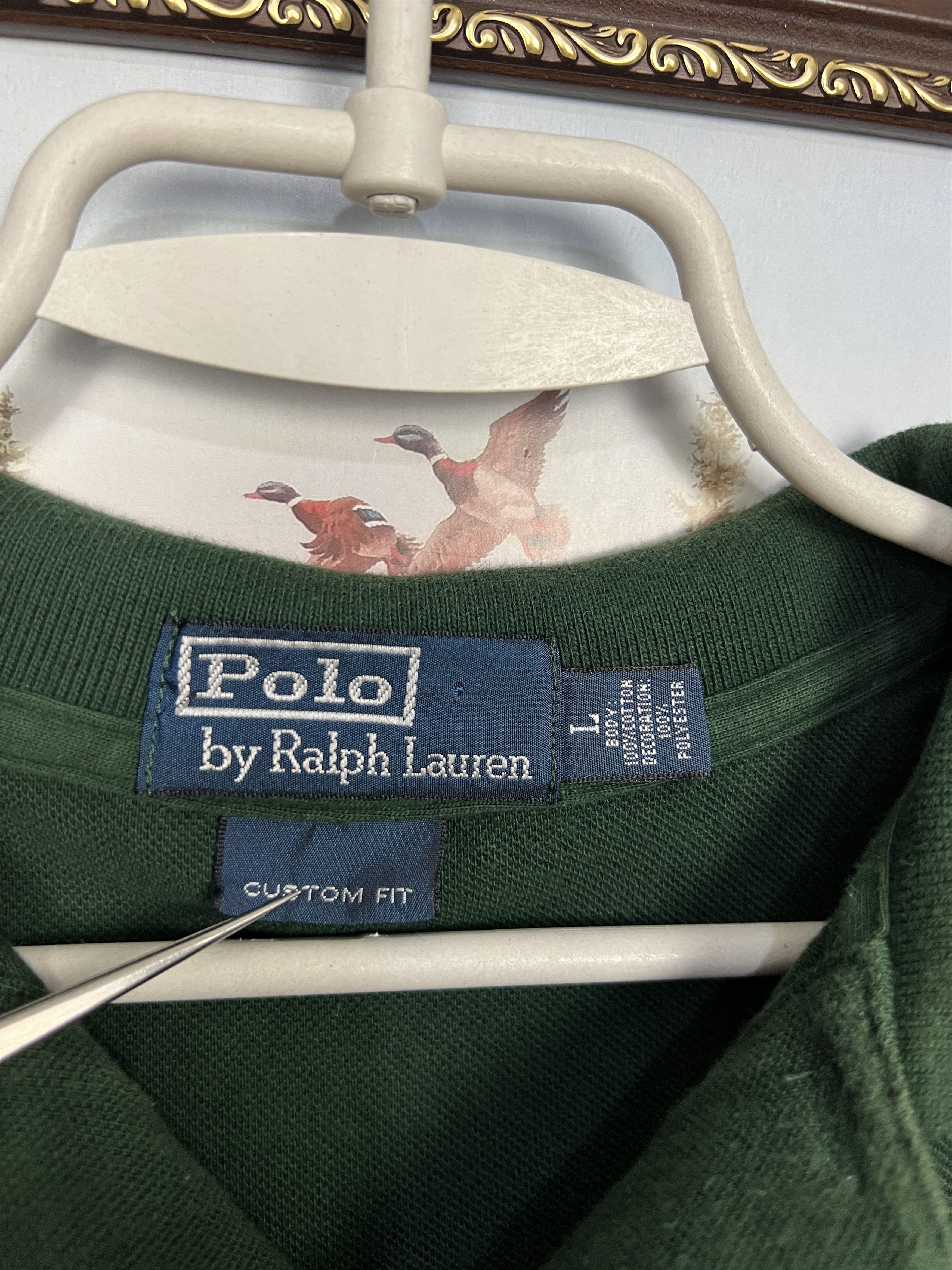 Polo Ralph Lauren Vintage Polo Ralph Lauren Mallard Duck Hunting Shirt Jersey Size US L / EU 52-54 / 3 - 5 Thumbnail