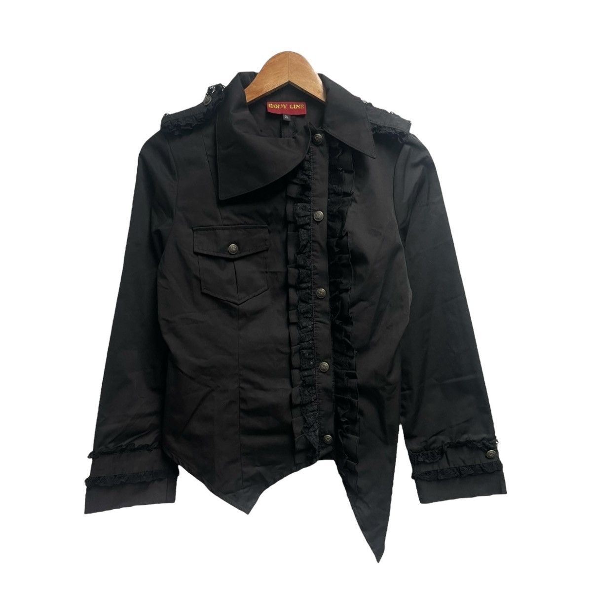 Designer × Japanese Brand Bodyline ruffle shirt Size M / US 6-8 / IT 42-44 - 1 Thumbnail