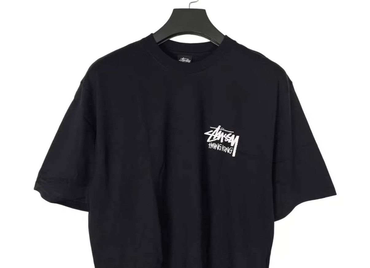 Stussy Stüssy Hong Kong Limited Black Print Short Sleeve J31 Size US L / EU 52-54 / 3 - 3 Thumbnail