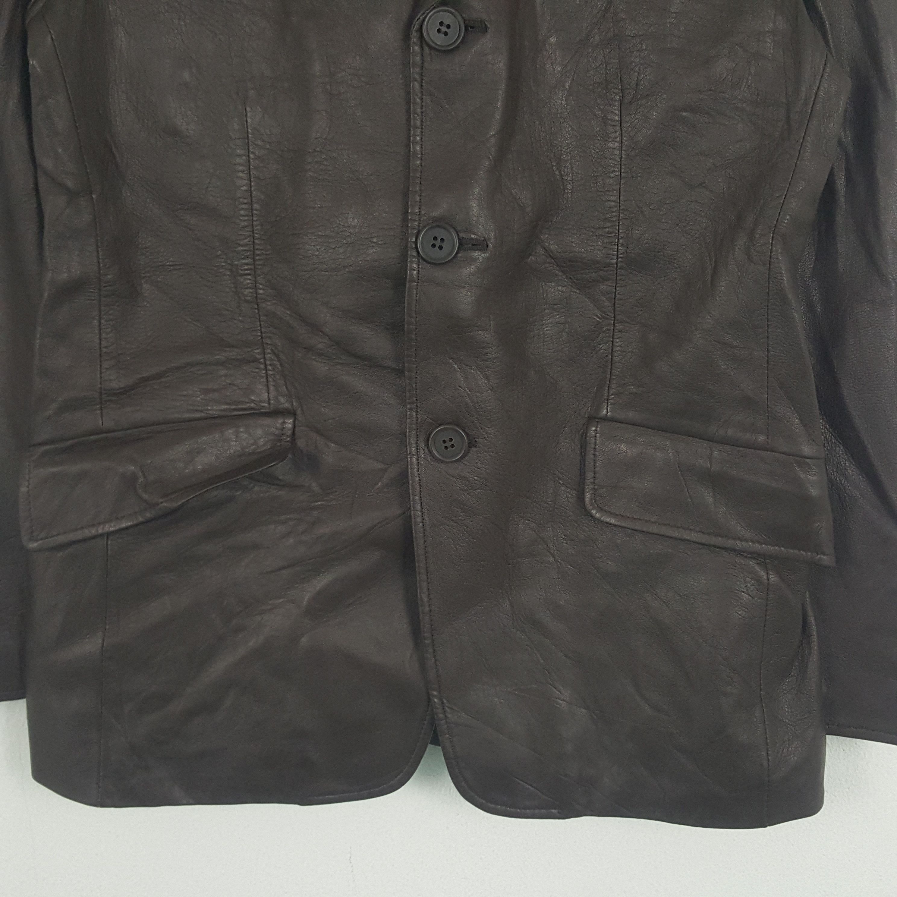 Paul Smith × Vintage Vintage Paul Smith Luxury Brand Leather Jacket Size US S / EU 44-46 / 1 - 2 Thumbnail