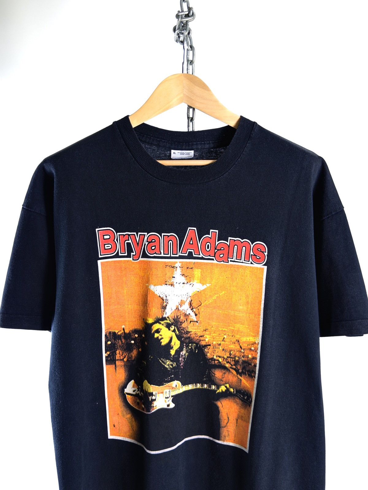 Band Tees 90s Vintage Bryan Adams World Tour 1996 Rock Tee T-Shirt Size US XL / EU 56 / 4 - 5 Thumbnail